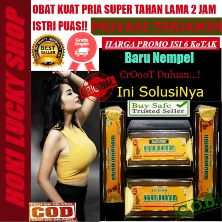 Lucky Cod Obat Kuat Tahan Lama Oles 8x Mantap Promo 6 Kotak Promo Hajar Jahanam Black Stone Cap Piramida Super Obat Kuat Herbal Lazada Indonesia