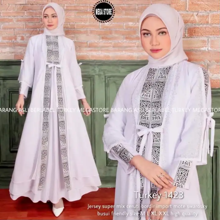 Gamis Turki Terbaru 2021 Remaja Gamis Abaya Turkey Baju Gamis Wanita Murah Bagus Remaja Kekinian Gamis