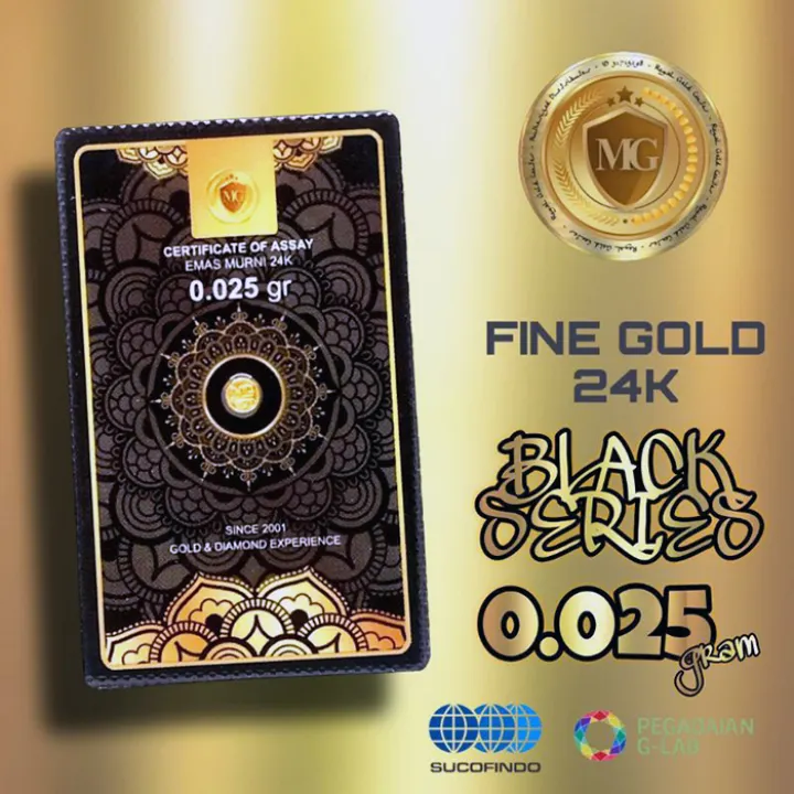 Minigold Logam Mulia 24 Karat Koin Emas Murni 0 025 Gram Lazada Indonesia