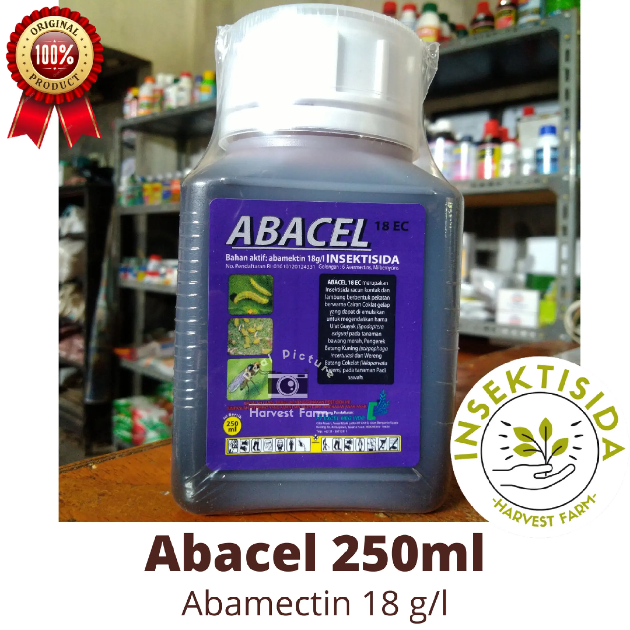 Insektisida Abacel 18ec 250 Ml Pembasmi Hama Pada Bawang Dan Padi Obat Ulat Obat Wereng Kutu Daun Lazada Indonesia