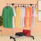 Stand Hanger Single STAINLESS BAJA Rak Gantung Roda Serbaguna Hanger Gantungan Jemuran Baju pakaian. 
