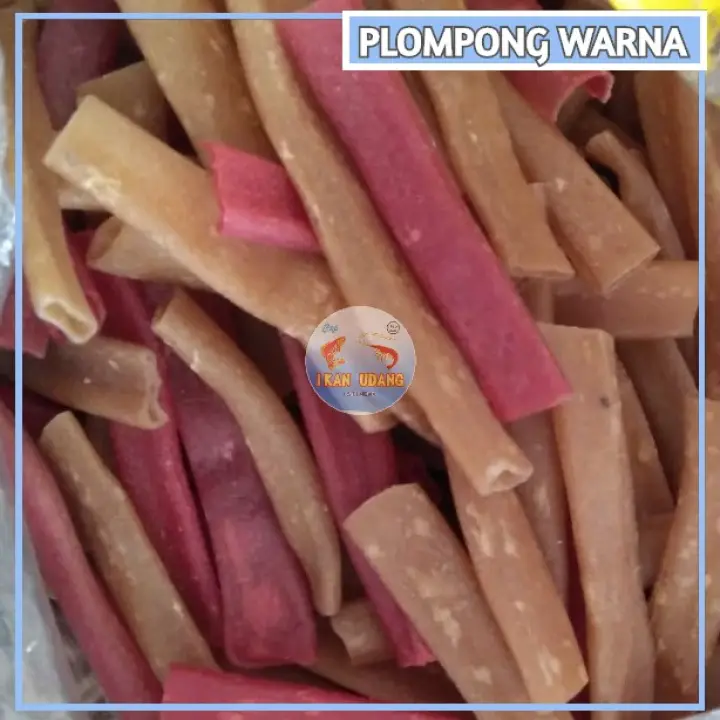 250gr Kerupuk Krupuk Mentah Krecek Plompong Putih Warna Warni Lazada Indonesia