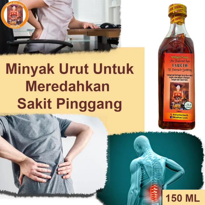 Minyak Urut Sakit Pinggang Cap Laucih 150 Ml Lazada Indonesia