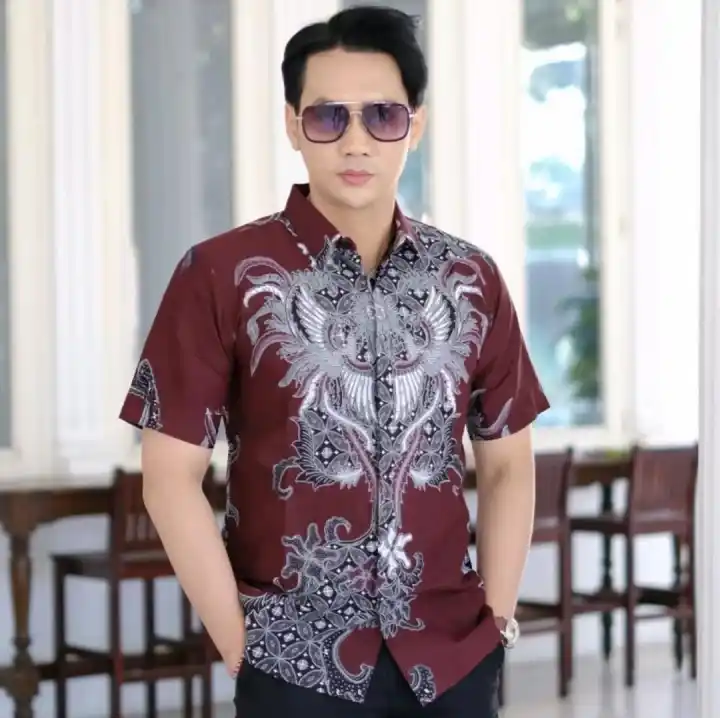 Kemeja Batik Pria Lengan Pendek Baju Batik Pria Terbaru 2025 New Motif Pekalongan Seragam Batik Exclusive Yuhand Store