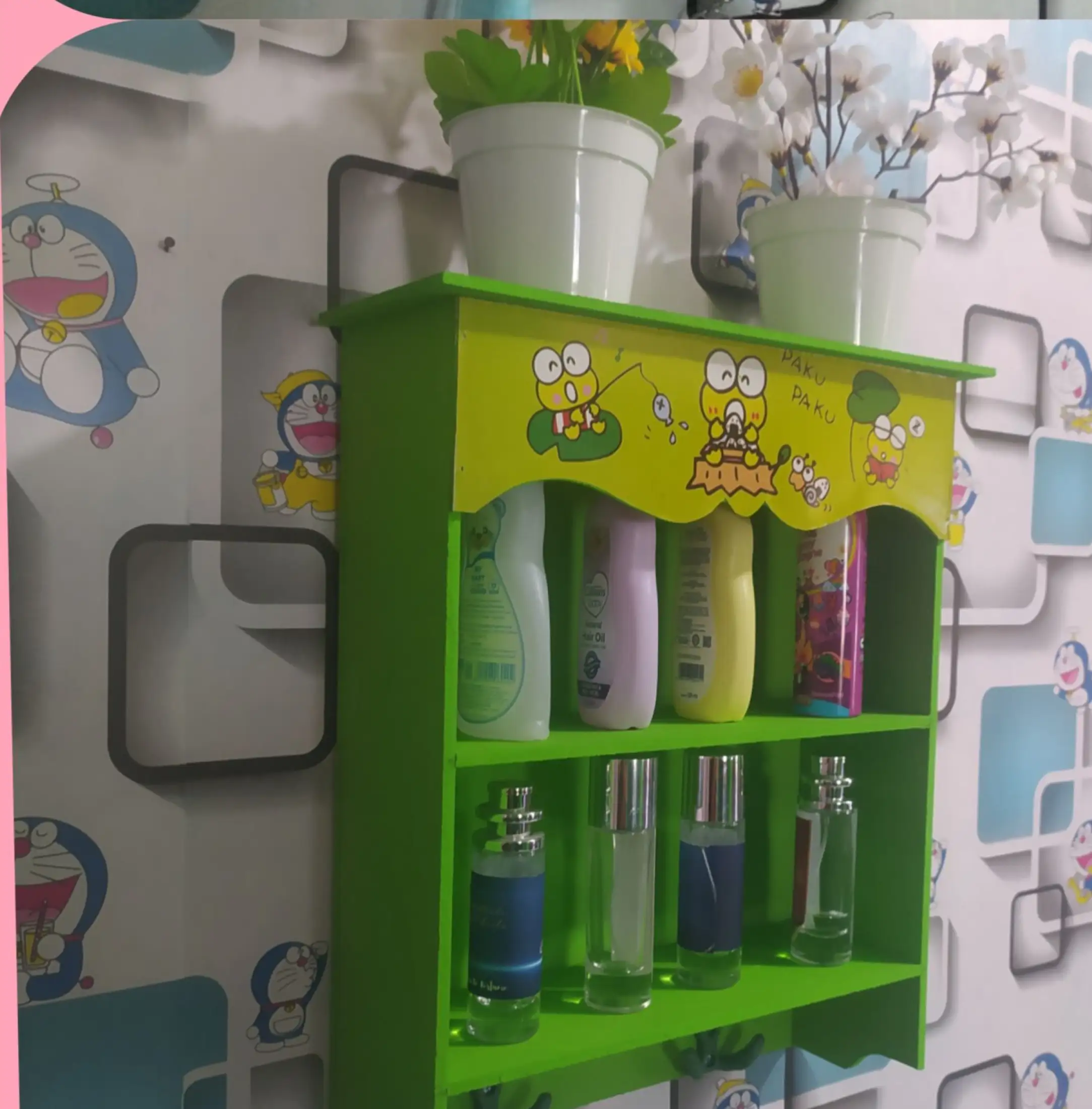 Rak Hiasan Dinding Keropi Kastop Keropi Serba Keropi Kosmetik Keropi Rak Kosmetik Lazada Indonesia