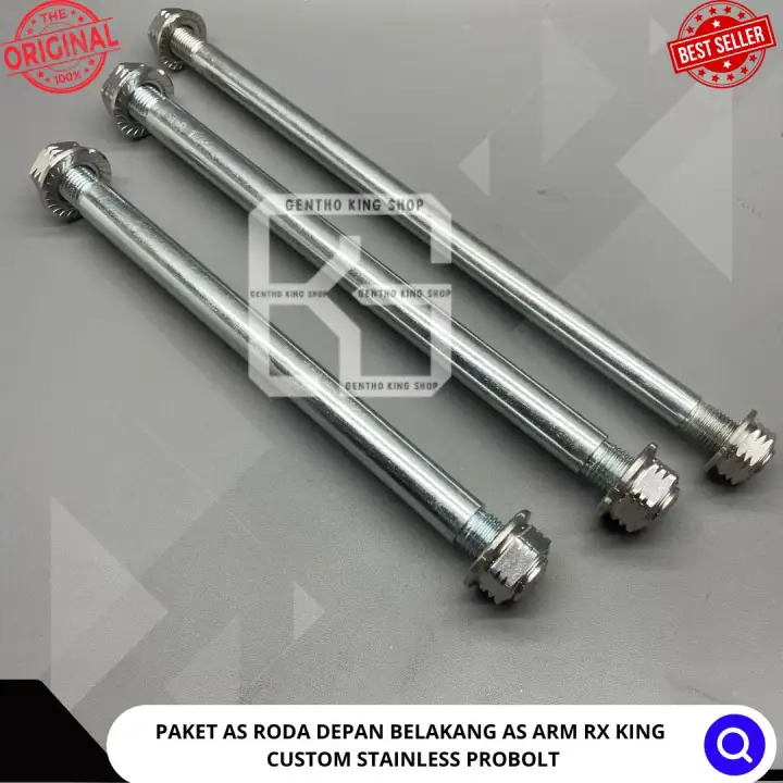 PAKET AS RODA DEPAN BELAKANG AS ARM RX KING RXKING CUSTOM STAINLESS PROBOLT THAILAND STYLE