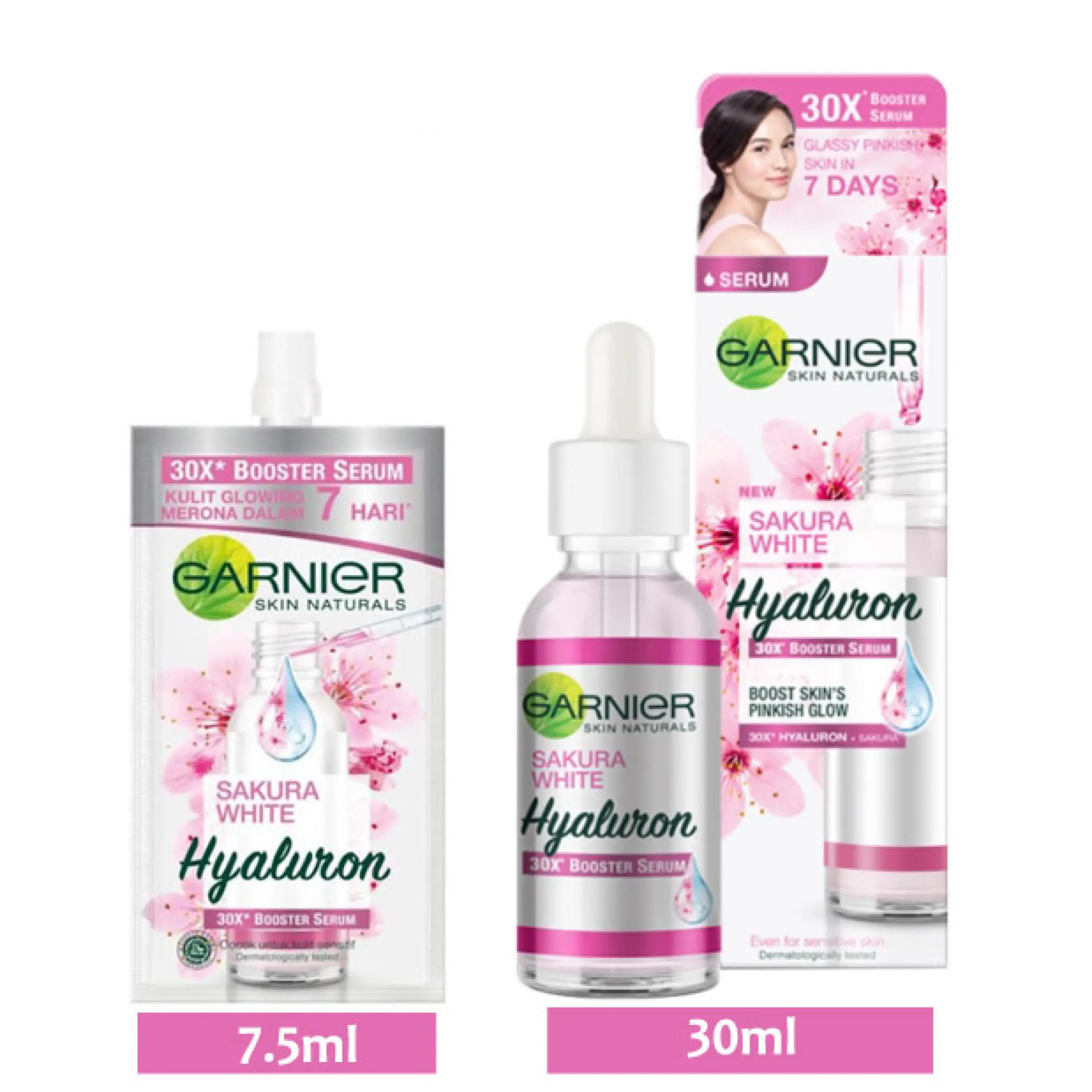 Garnier Sakura White Hyaluron 30x Booster Serum Pink Lazada Indonesia