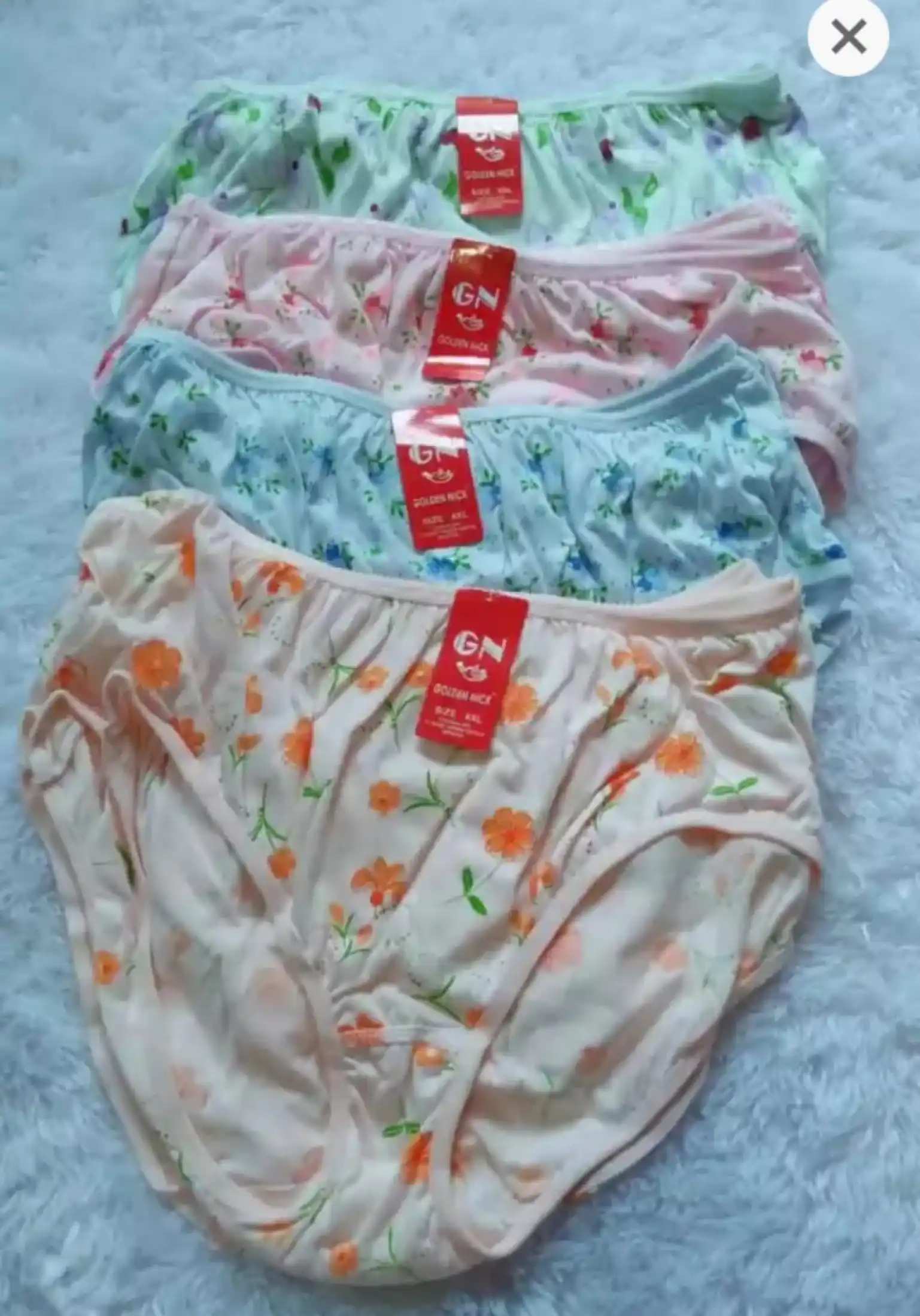 Celana Dalam Wanita Golden Nick Motif Bunga 6 Pcs Lazada Indonesia