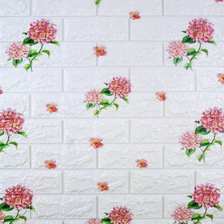 Wallpaper Dinding 3d Motif Bunga Image Num 25