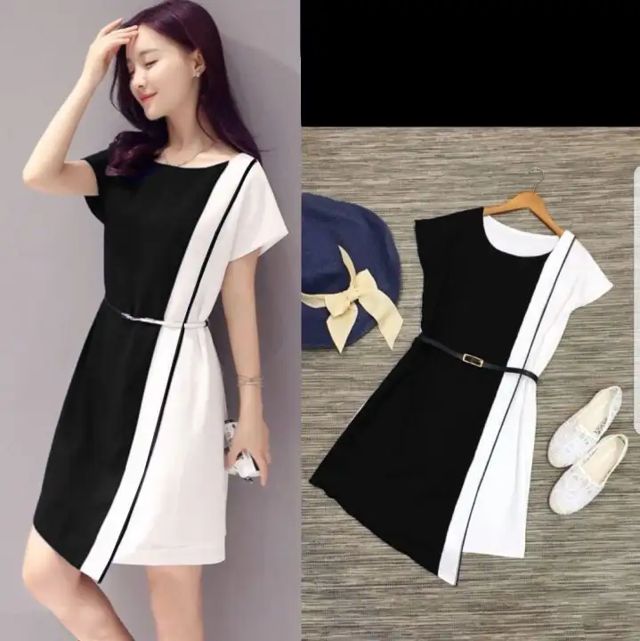 Moces Store Midi Dress Wanita Dress Lengan Pendek Dress Lucinta Hn Bahan Twistcone Size Fit To L Lazada Indonesia