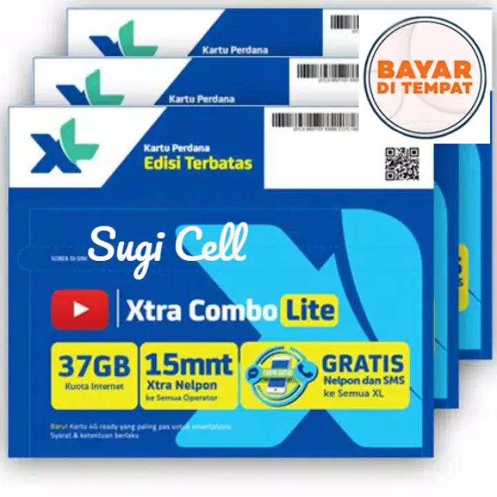 Jual Kartu Perdana Internet Xl Combo Lite 37gb Lazada Indonesia