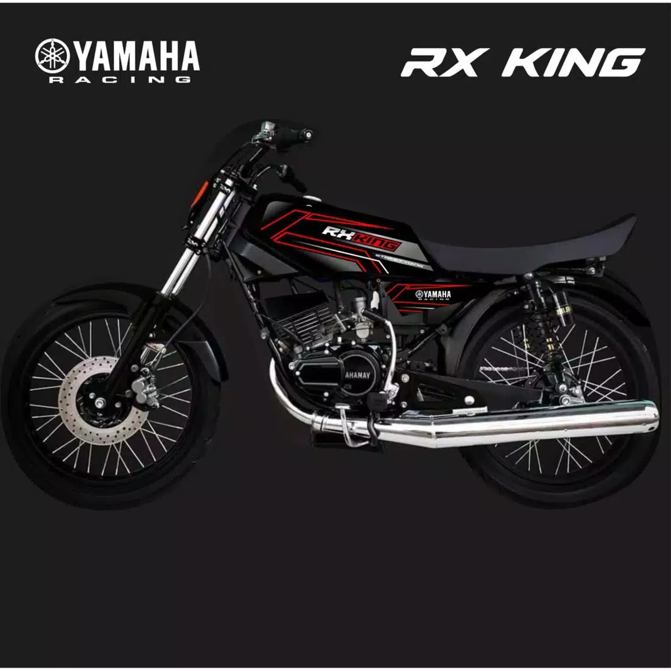 Stiker Striping Rx King Stiker Variasi List Motor RX King Racing Kode 12 Lazada Indonesia