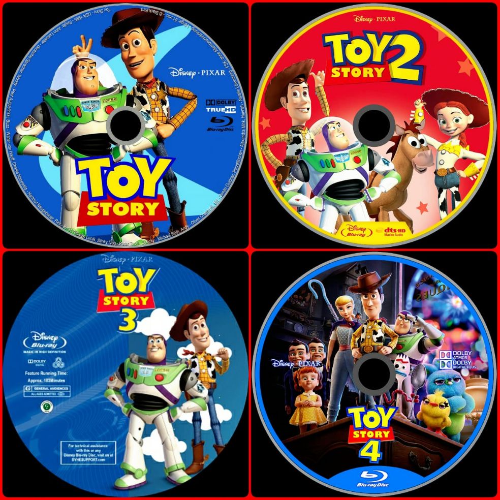 toy story 1 4 dvd