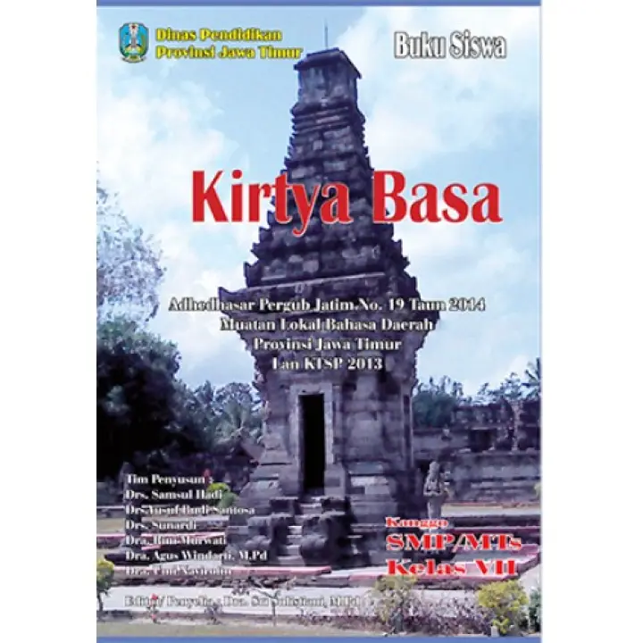 Buku Bahasa Jawa Kirtya Basa Kelas 7 Bahasa Daerah Jawa Timur Kirtya Basa Smp Kelas Vii Promo Diskon Buku Sekolah Buku Pelajaran Smp Boso Jowo Buku Bestseller Lazada Indonesia
