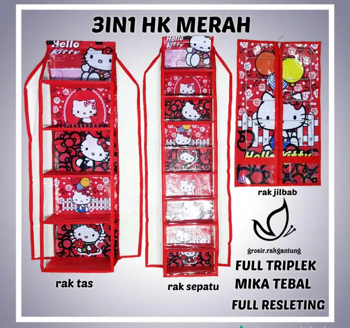 Rak Gantung Set Organizer 3 In 1 Hello Kitty Merah Rak Tas Rak Sepatu Rak Jilbab Full Resleting Lazada Indonesia Rak Gantung Set Organizer 3 In 1 Hello Kitty Merah Rak Tas Rak Sepatu Rak Jilbab Full Resleting Lazada Indonesia