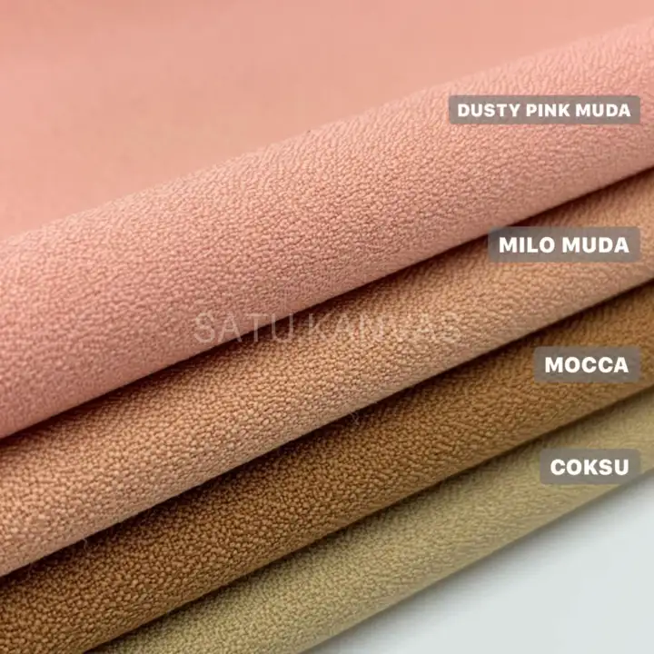 1meter Kain Mosscrepe Moschino Murah Lazada Indonesia