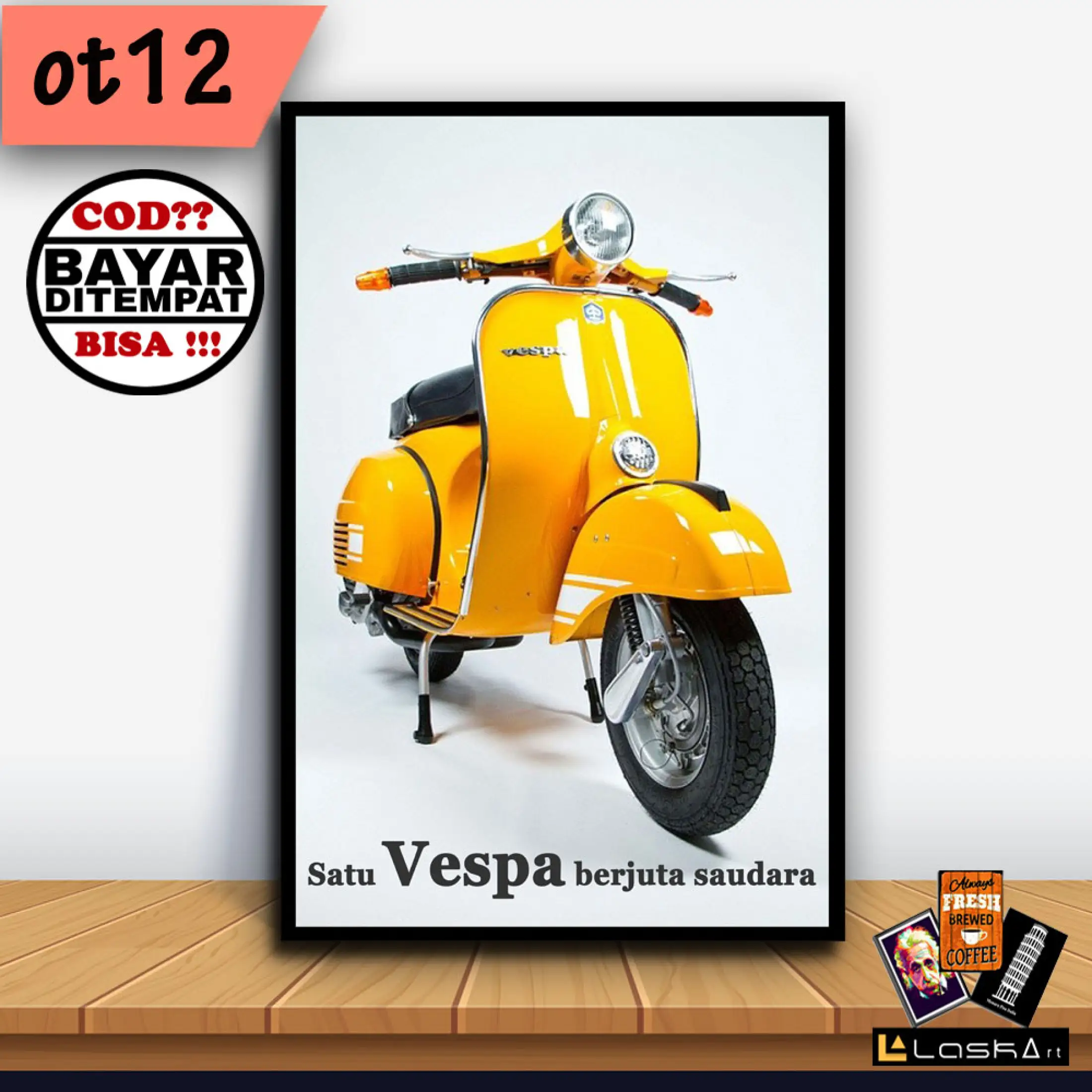 Hiasan Dinding Vespa Kuning Ot12 20x30cm Hiasan Dinding Vespa Klasik Hiasan Dinding Kamar Tidur Vespa Hiasan Dinding Motif Vespa Hiasan Dinding Kamar Vespa Hiasan Dinding Vespa Murah Hiasan Dinding Gambar Motor Vespa