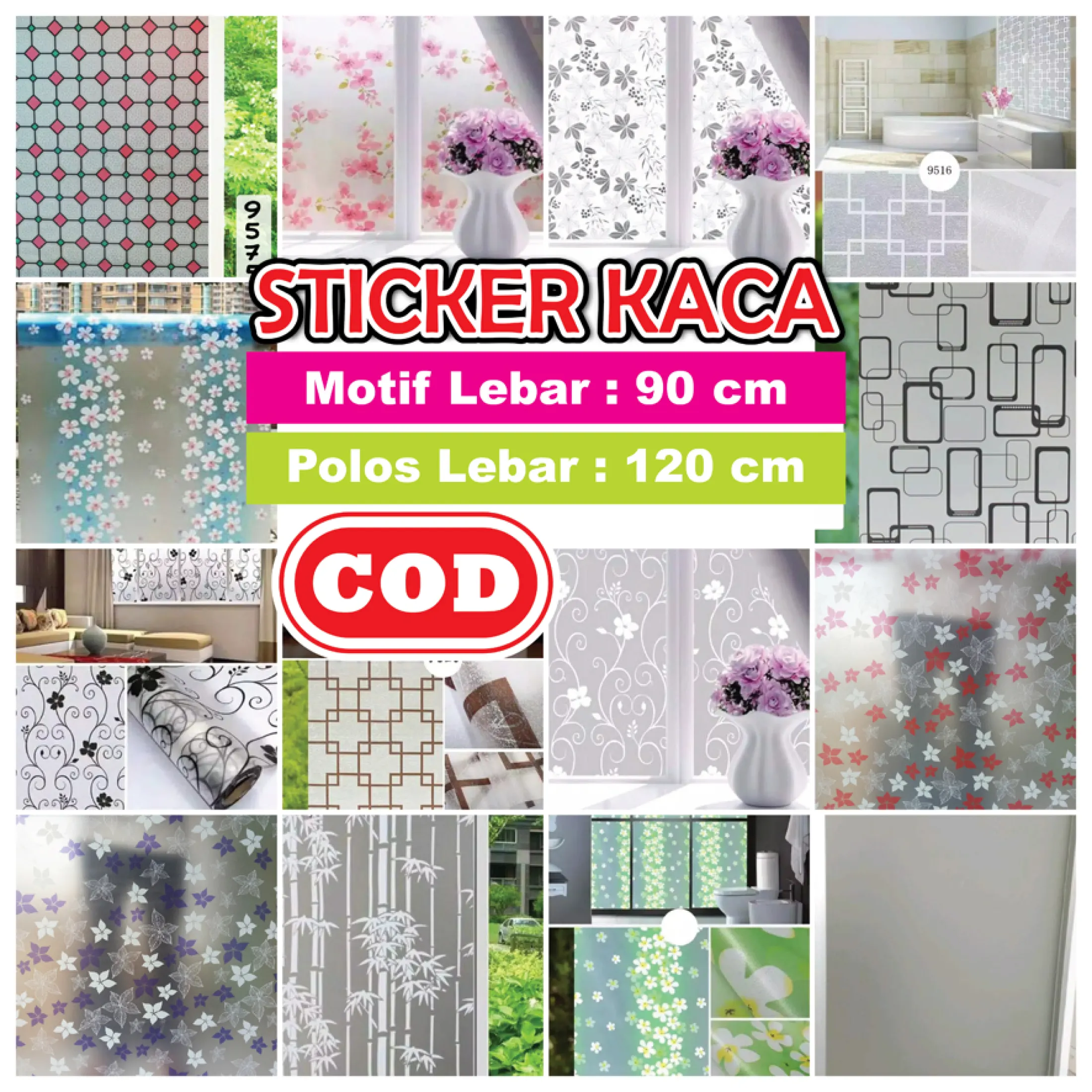 Stiker Kaca Jendela Rumah Tidak Tembus Pandang Sticker Kaca Sandblast Glass Sticker Premium Sticker Kaca Jendela Rumah Stiker Kaca Pintu Kantor Toko Lazada Indonesia