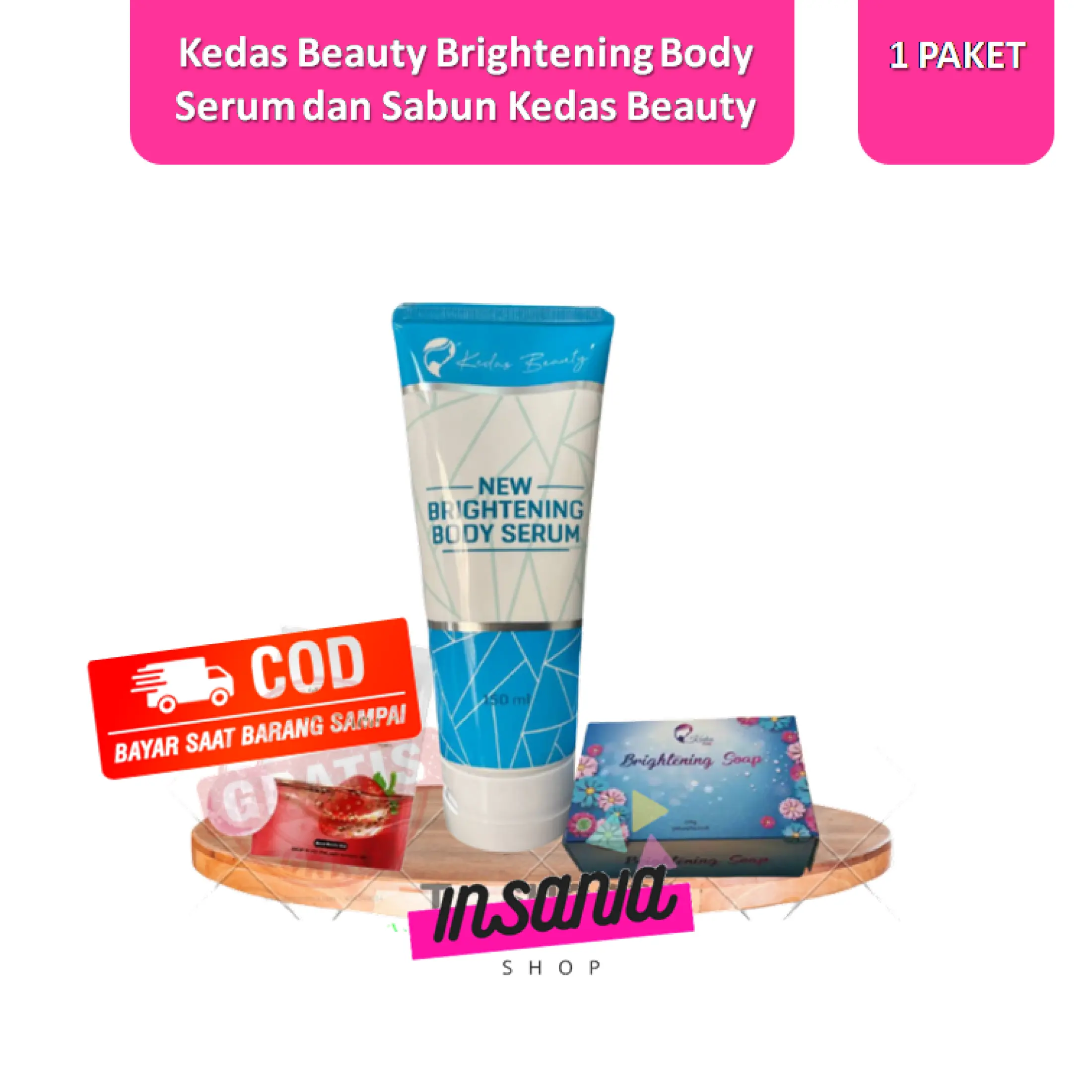 Paket Kedas Beauty Original Bpom Pemutih Kulit Wajah Dan Pemutih Badan Lazada Indonesia