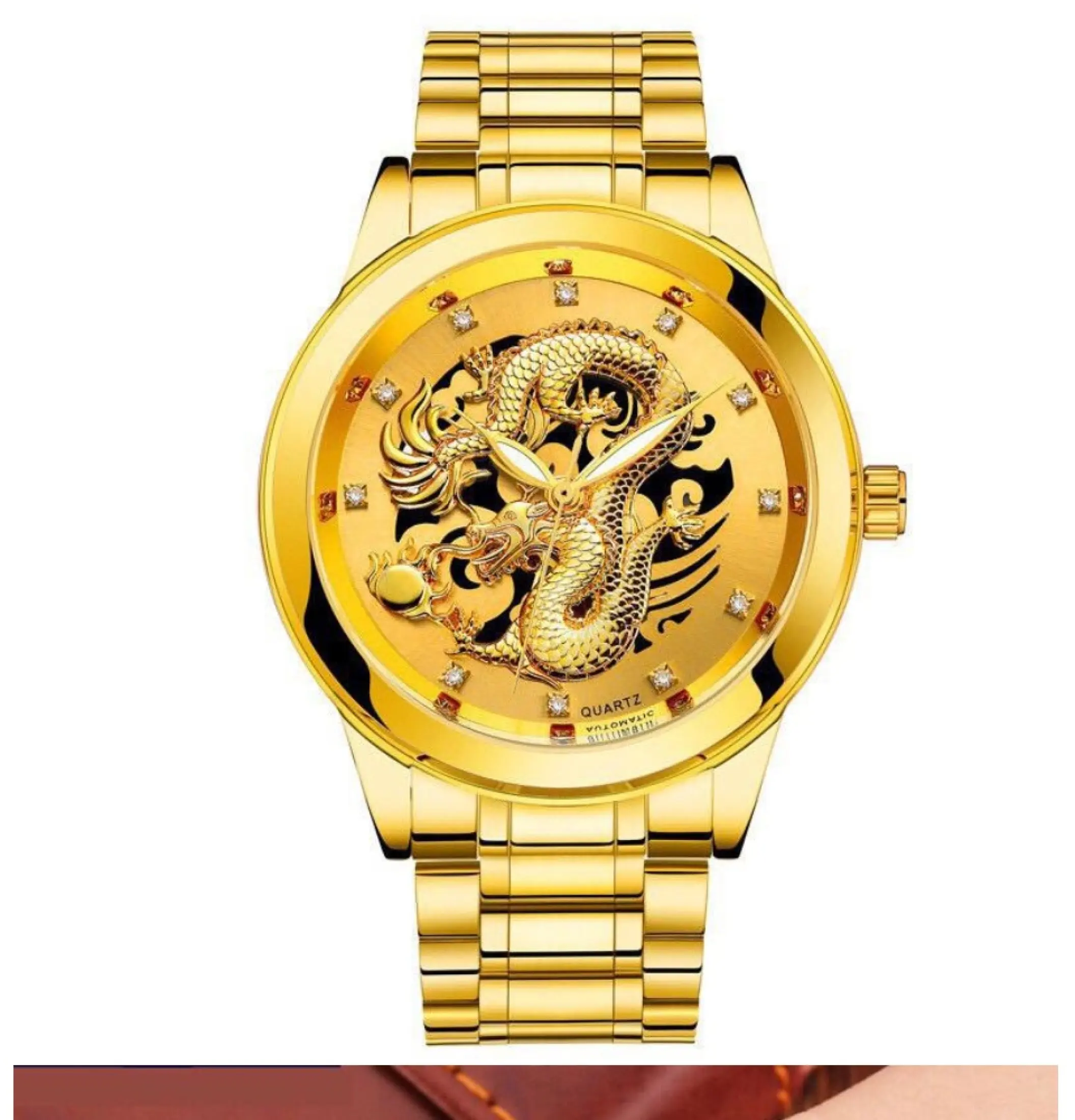 Jam Tangan Pria Naga Automatic Jam Tangan Pria Jam Tangan Naga Jam Naga Jam Pria Jam Tangan Jam Ukiran Naga Jam Tangan Ukiran Naga