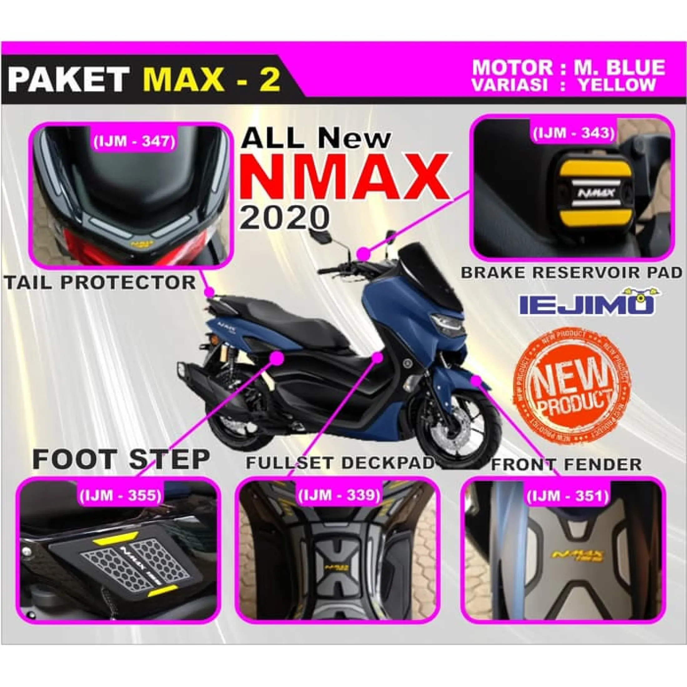 PAKET VARIASI ALL NEW NMAX 2020 PAKET MODIFIKASI ALL NEW NMAX 2020 PAKET AKSESORIS ALL NEW NMAX 2020 Lazada Indonesia
