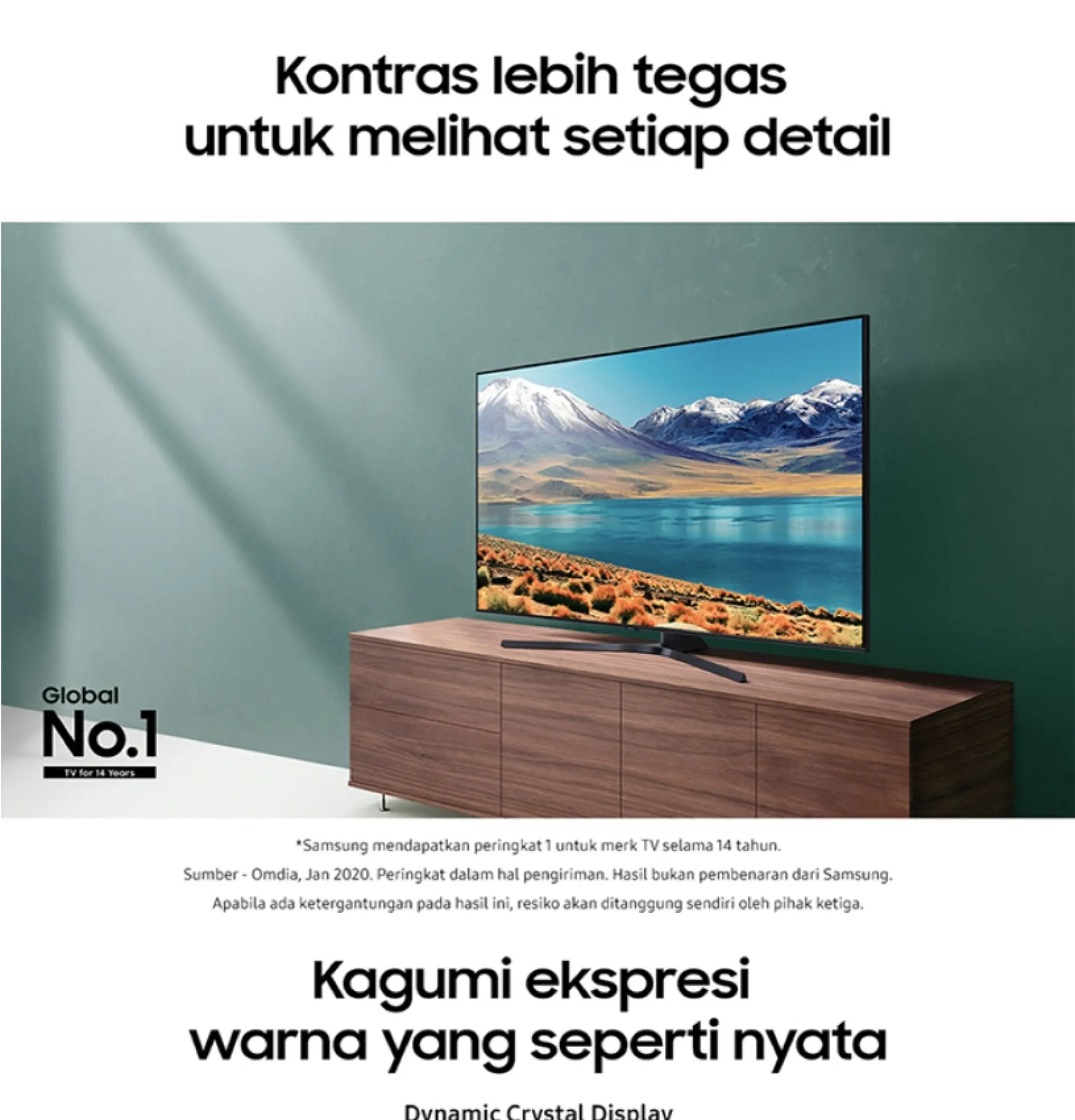 Samsung Crystal Uhd 4k Smart Tv 55 Tu8500 2020 Motion Rate 120 Lazada Indonesia