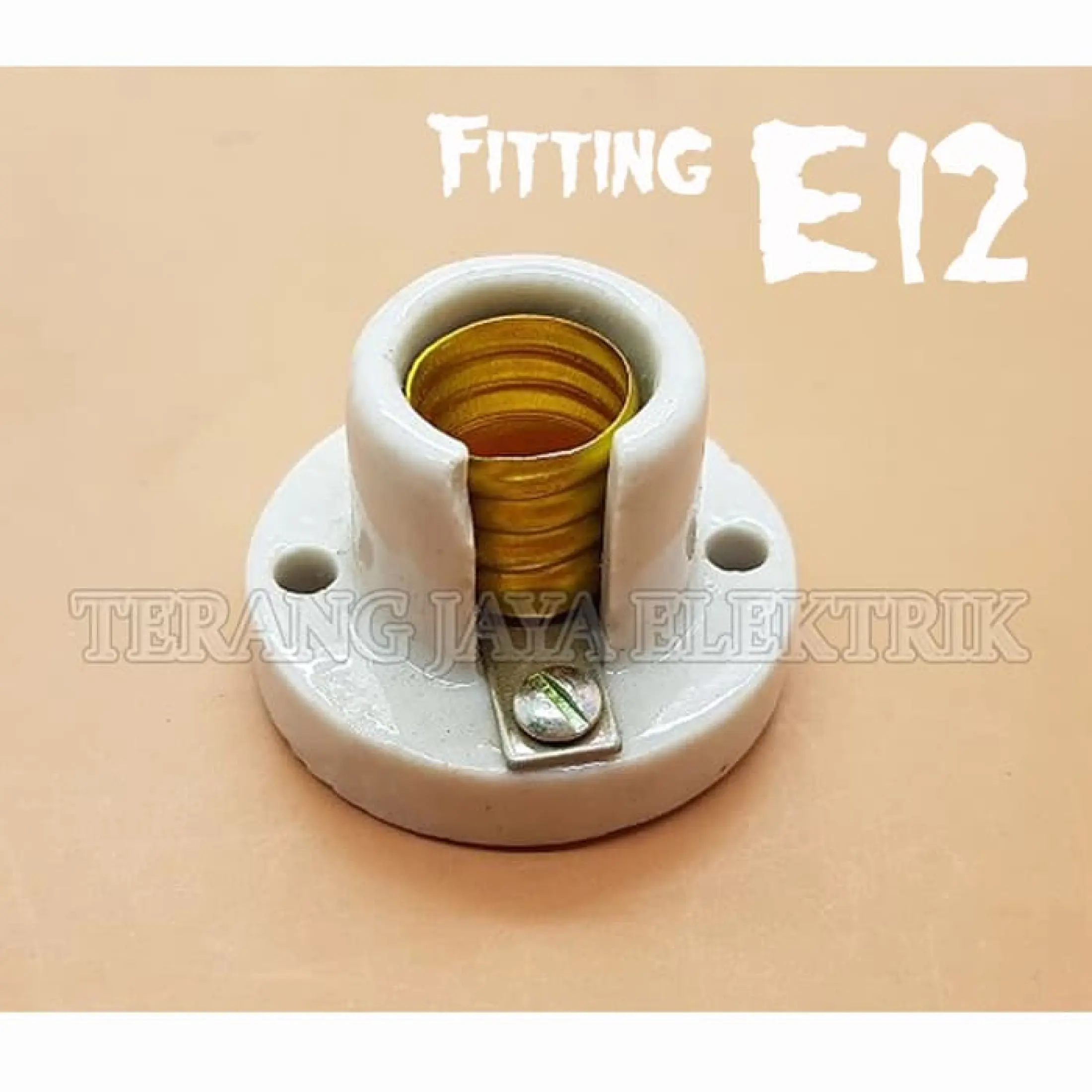 Fitting Dop Fitting Kecil Fitting Cabe Lampu Keramik E12 Putih Masko Lazada Indonesia