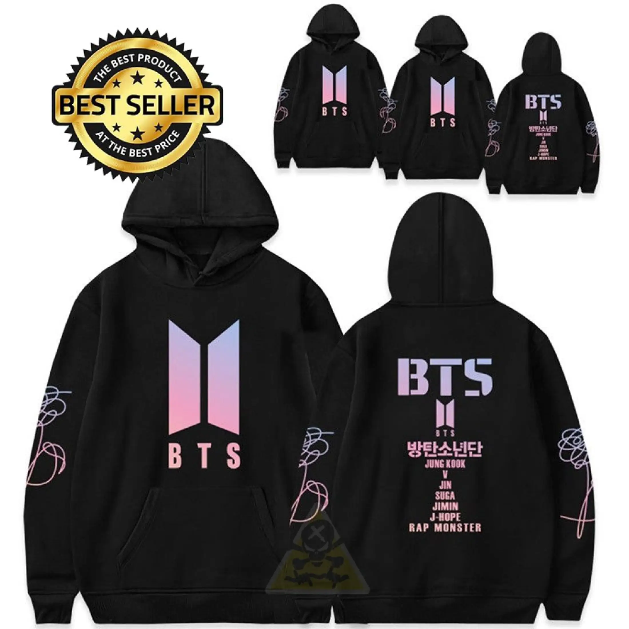 Bts hoodie lazada Clearance