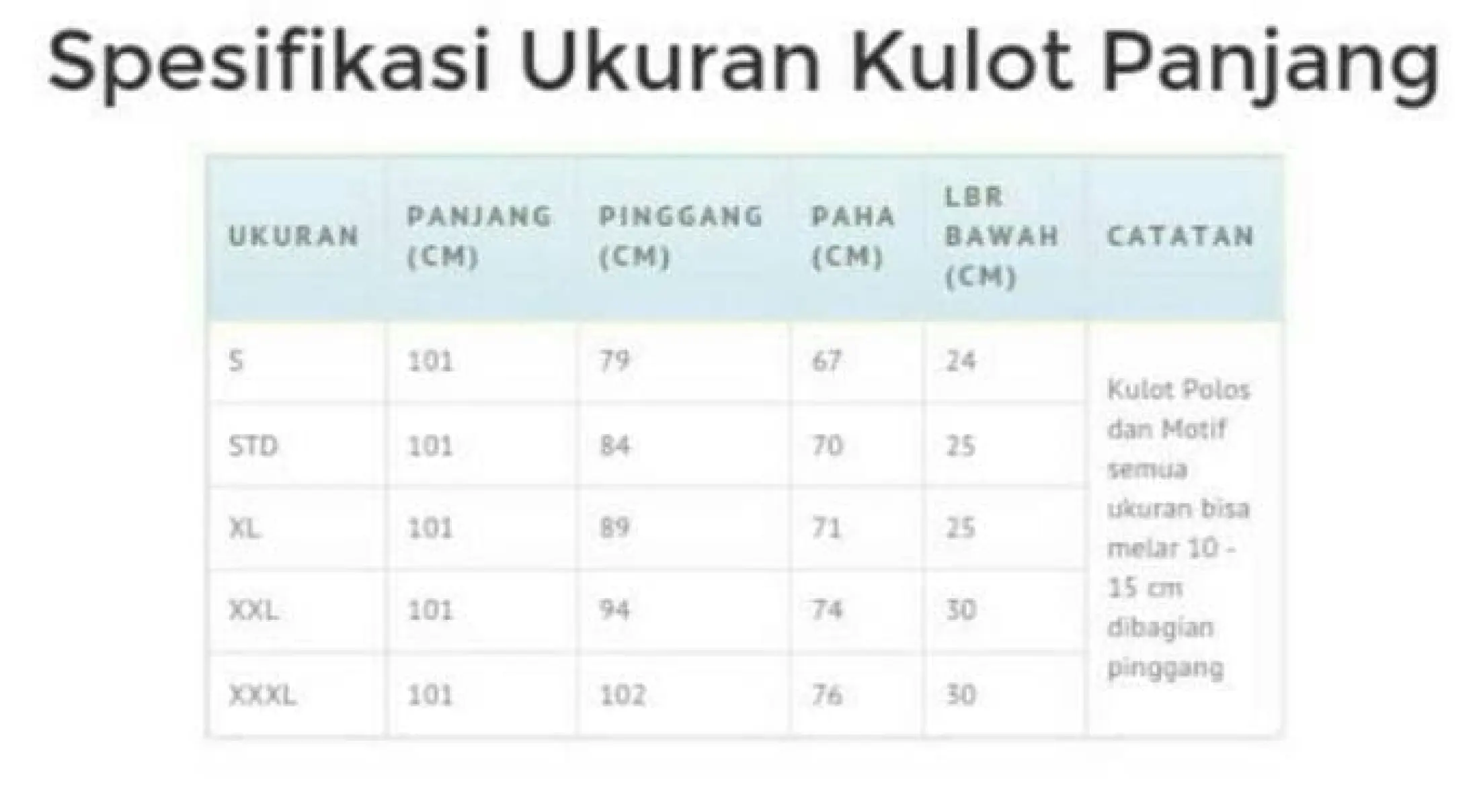 Celana Kulot Wanita Panjang Bahan Katun Kualitas Premium All Size L Xl Dan Size Jumbo Xxl Size L Xl Dan Size Jumbo Xxl Lazada Indonesia