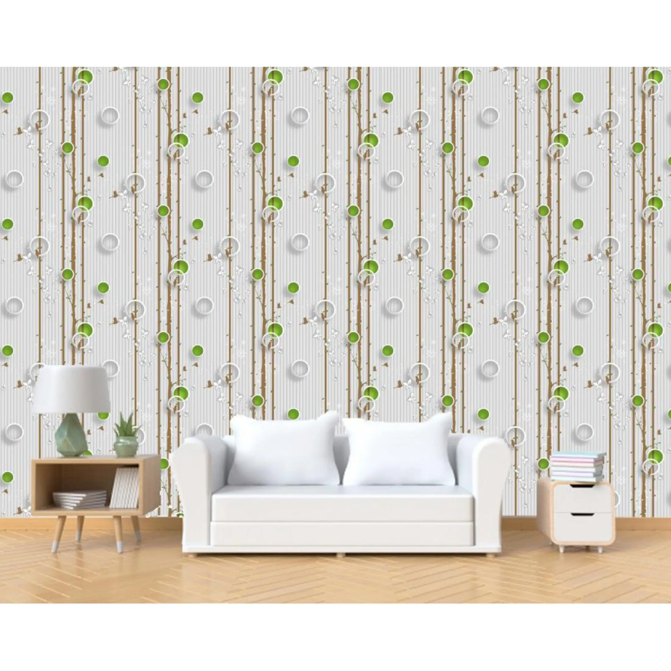 Dna Promo Wallpaper Dinding Putih Pohon Burung Polkadot Hijau Wps1082 Wallpaper Sticker Kamar Tidur Ruang Tamu Dapur Rumah Cantik Elegan Jual Walpeper Stiker Murah Bisa Cod Praktis Ada Lem Langsung Tempel Stiker