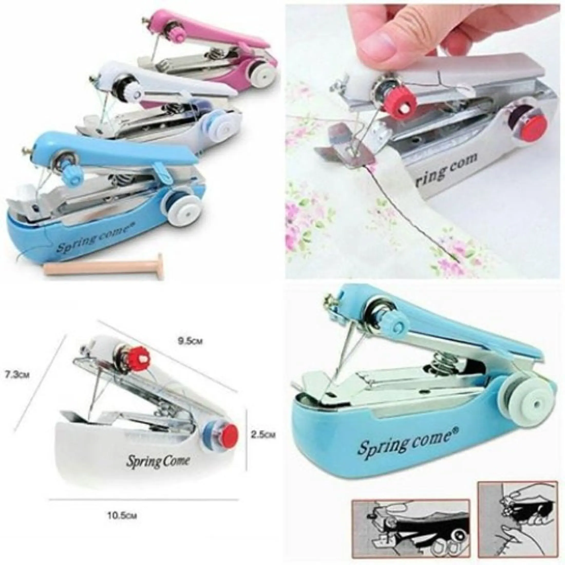 Mesin Jahit Spring Come Mesin Jahit Mini Staples Tangan Alat Darurat Lazada Indonesia