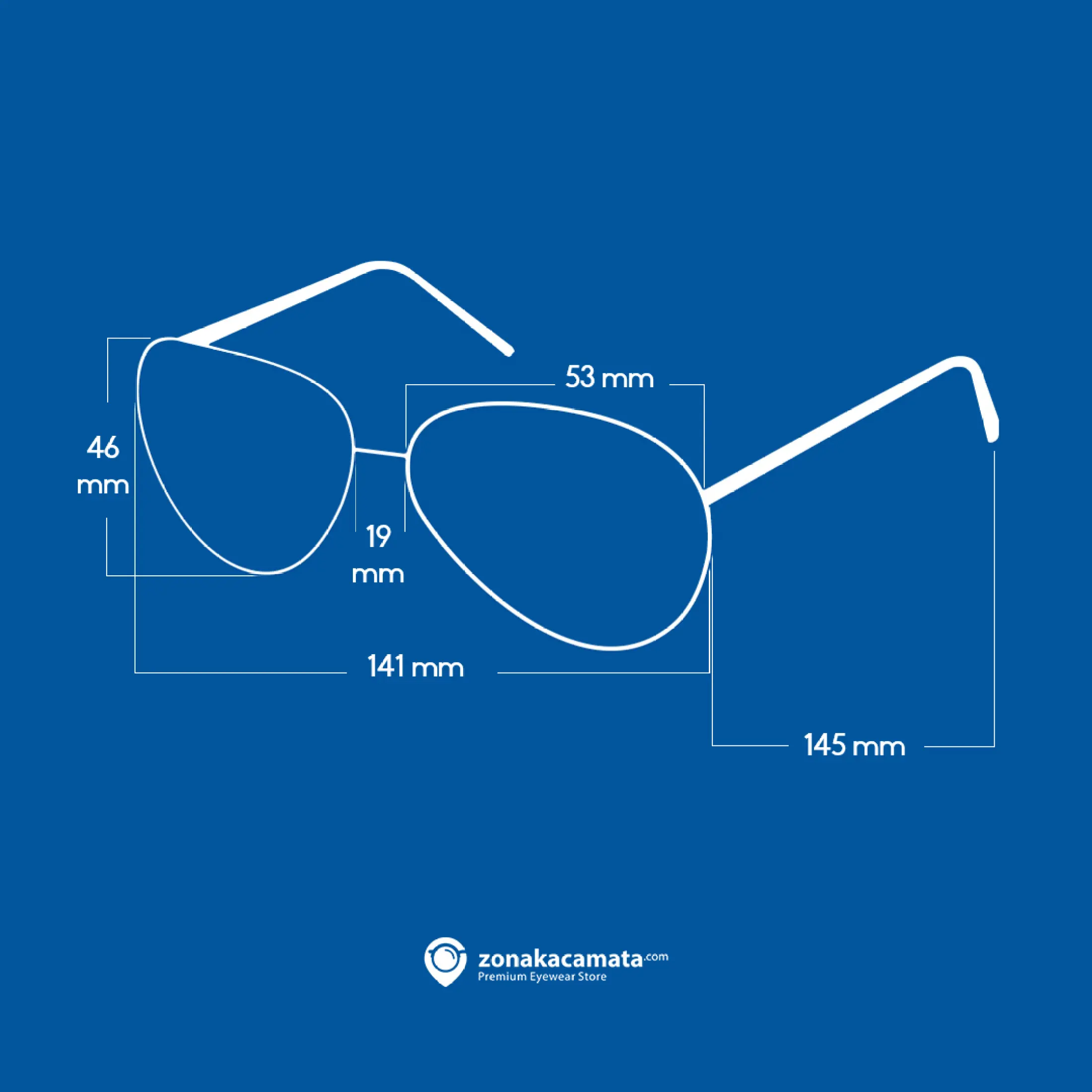 Frame Kacamata-Pria/Wanita-Minus- ZK Sidney C1 Black by 
