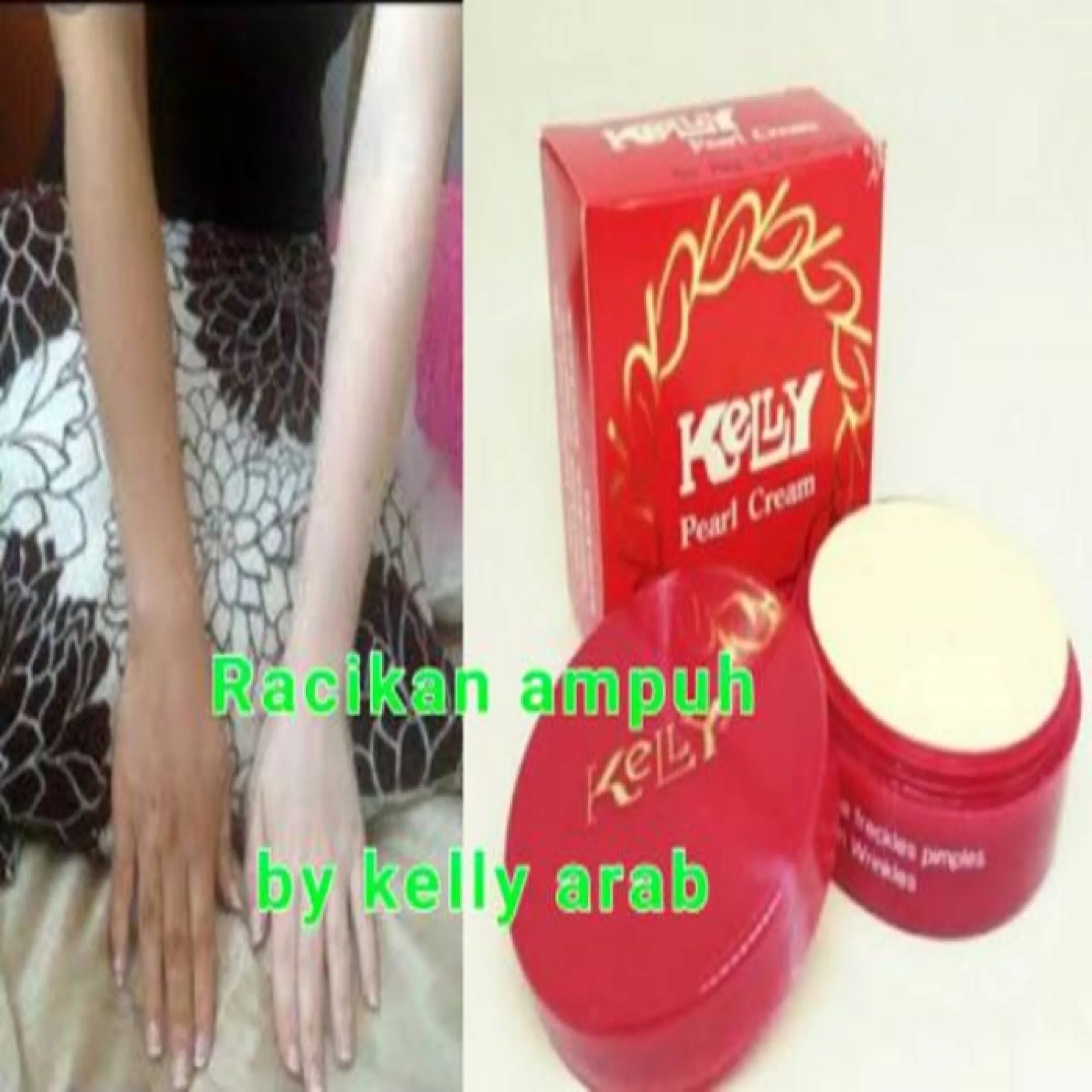 Cream Kelly Arab Original Bedak Kelly Arab Bedak Wajah Dan Badan Secara Alami Dan Permanen Lazada Indonesia
