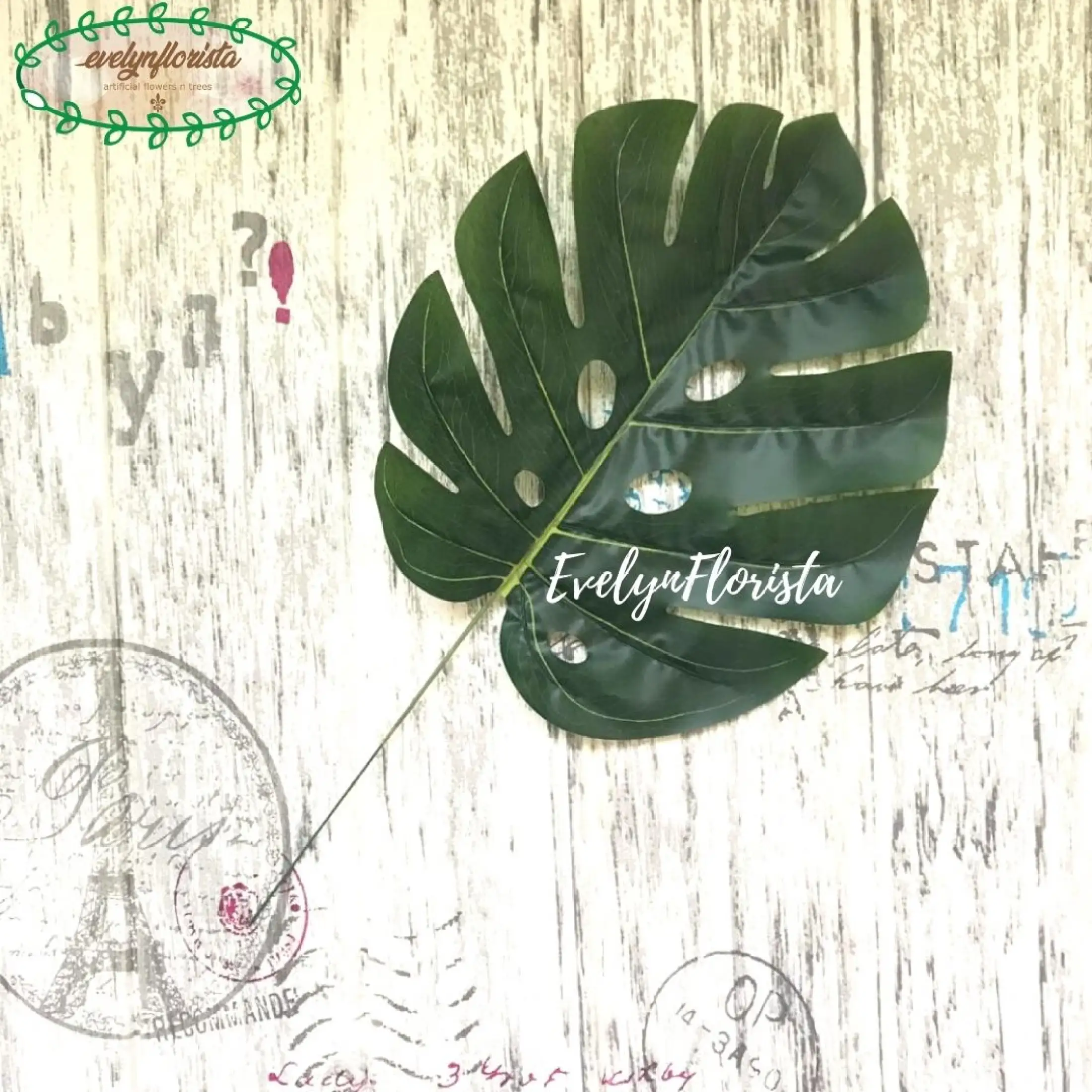 Daun Monstera Tapak Gajah X1 Tangkai Semi Latex Artificial Tanaman Hias Plastik Dekorasi Handmade High Quality Lazada Indonesia