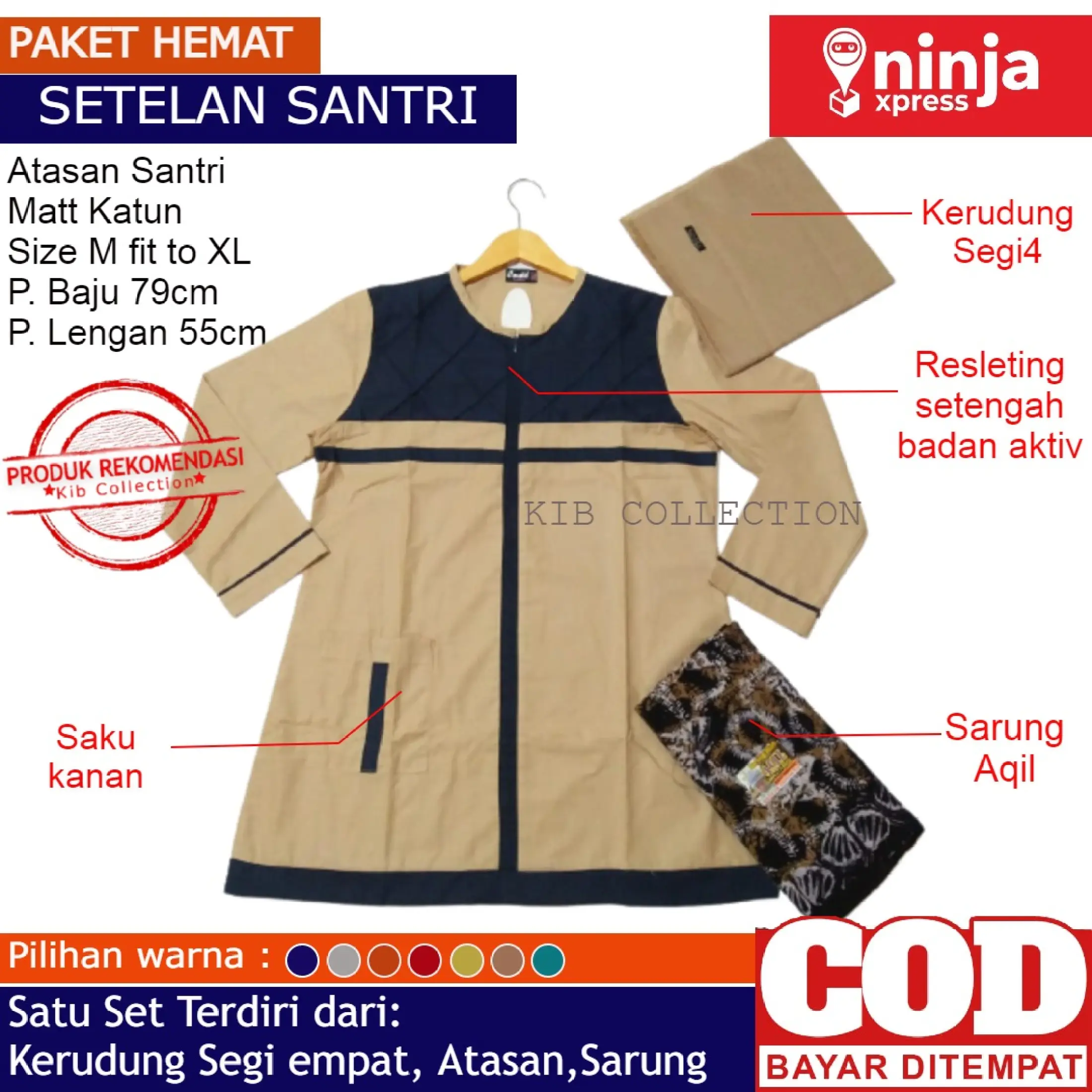 Others Setelan Santri Putri Baju Santri Wanita 1 Set Baju Santri Wanita 1 Set Sarung Set Santri Putri Setelan Santri Setelan Sarung Santriwati Setelan Baju Dan Sarung Santri Putri Stelan Santri Wanita