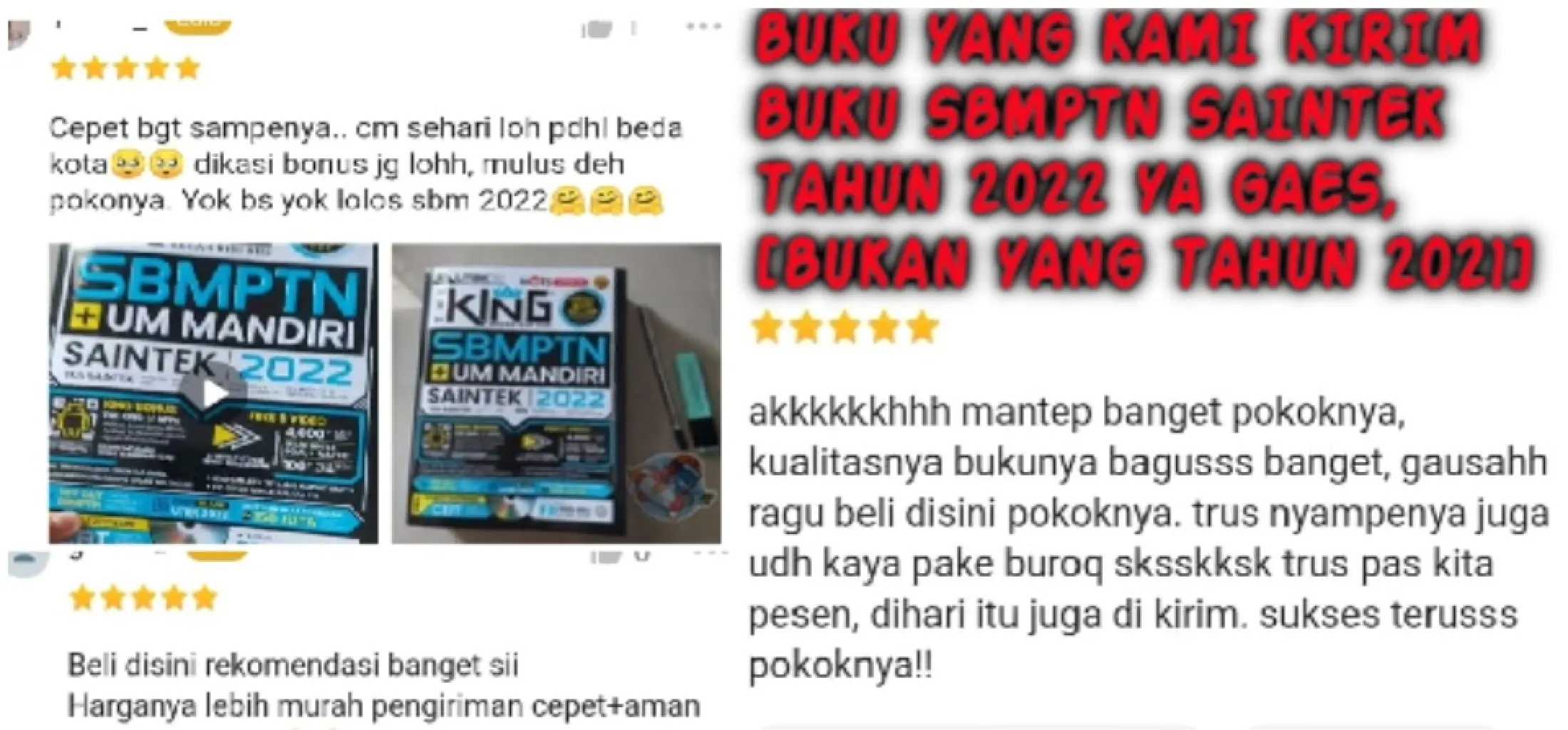 Sbmptn Saintek 2022 Gratis 1 Buku Utbk The King Bedah Kisi2 Sbmptn Um Mandiri Saintek 2022 Free Cd Bubble Wrap Lazada Indonesia