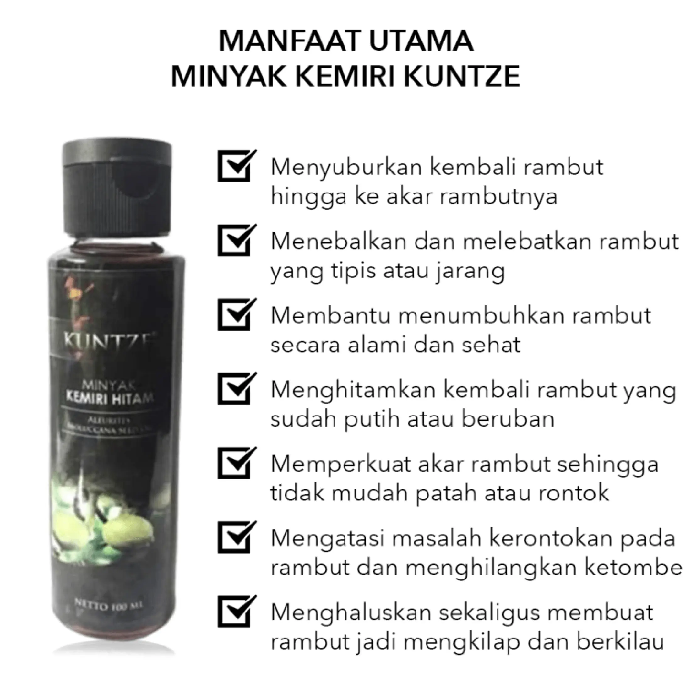 Minyak Kemiri Hitam Minyak Kemiri Asli Minyak Kemiri Penumbuh Dan Penyubur Rambut Bpom Lazada Indonesia