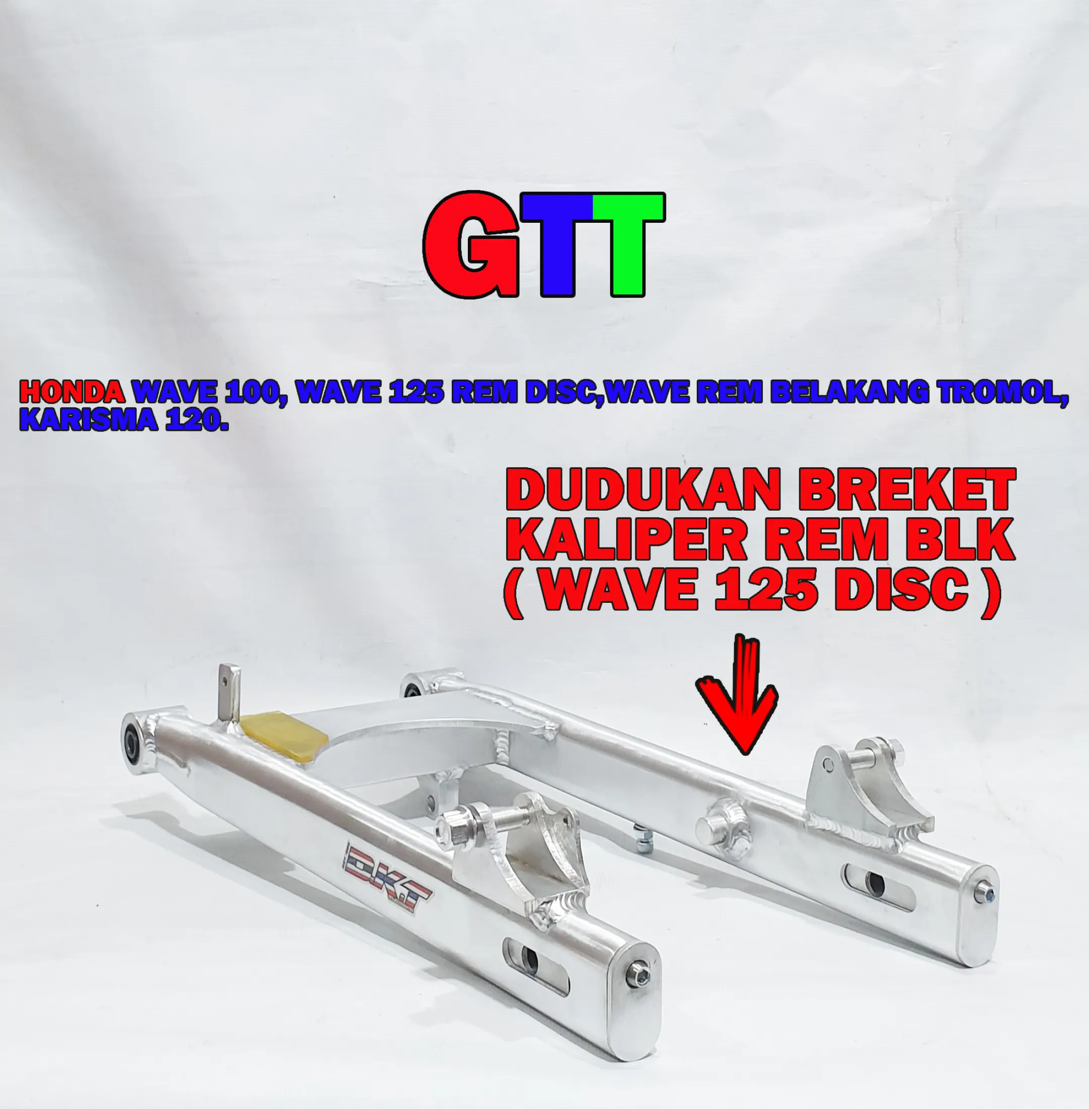 Swing Arm Dkt Honda Wave Supra X125 Bisa 2 Fungsi Rem Disc Dan Rem Tromol Biasa Lazada Indonesia