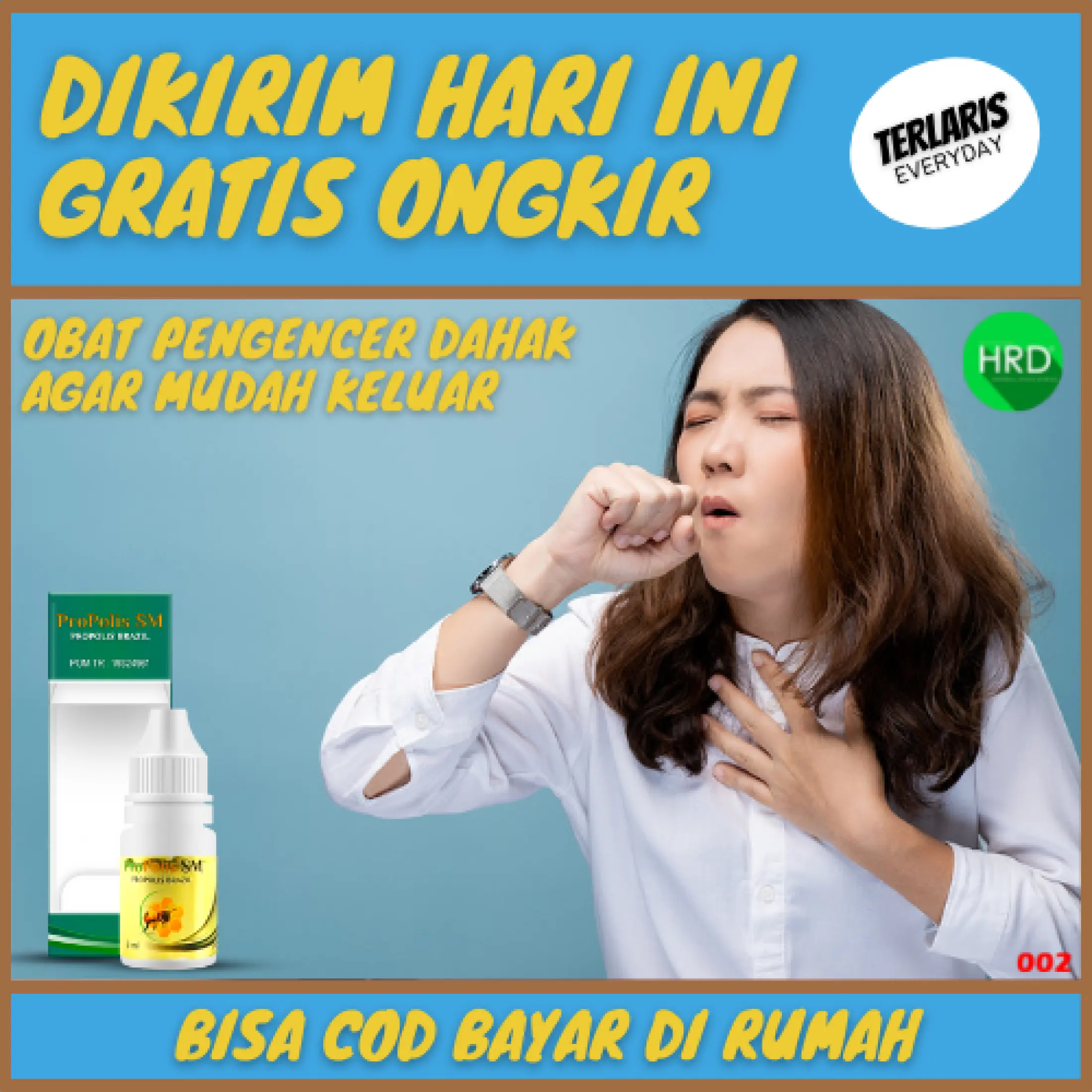 Obat Dahak Encer Agar Dahak Mudah Keluar Bening Warna Putih Kuning Hijau Kental Penghilang Lendir Di Tenggorokan Batuk Flu Propolis Sm Asli Lazada Indonesia