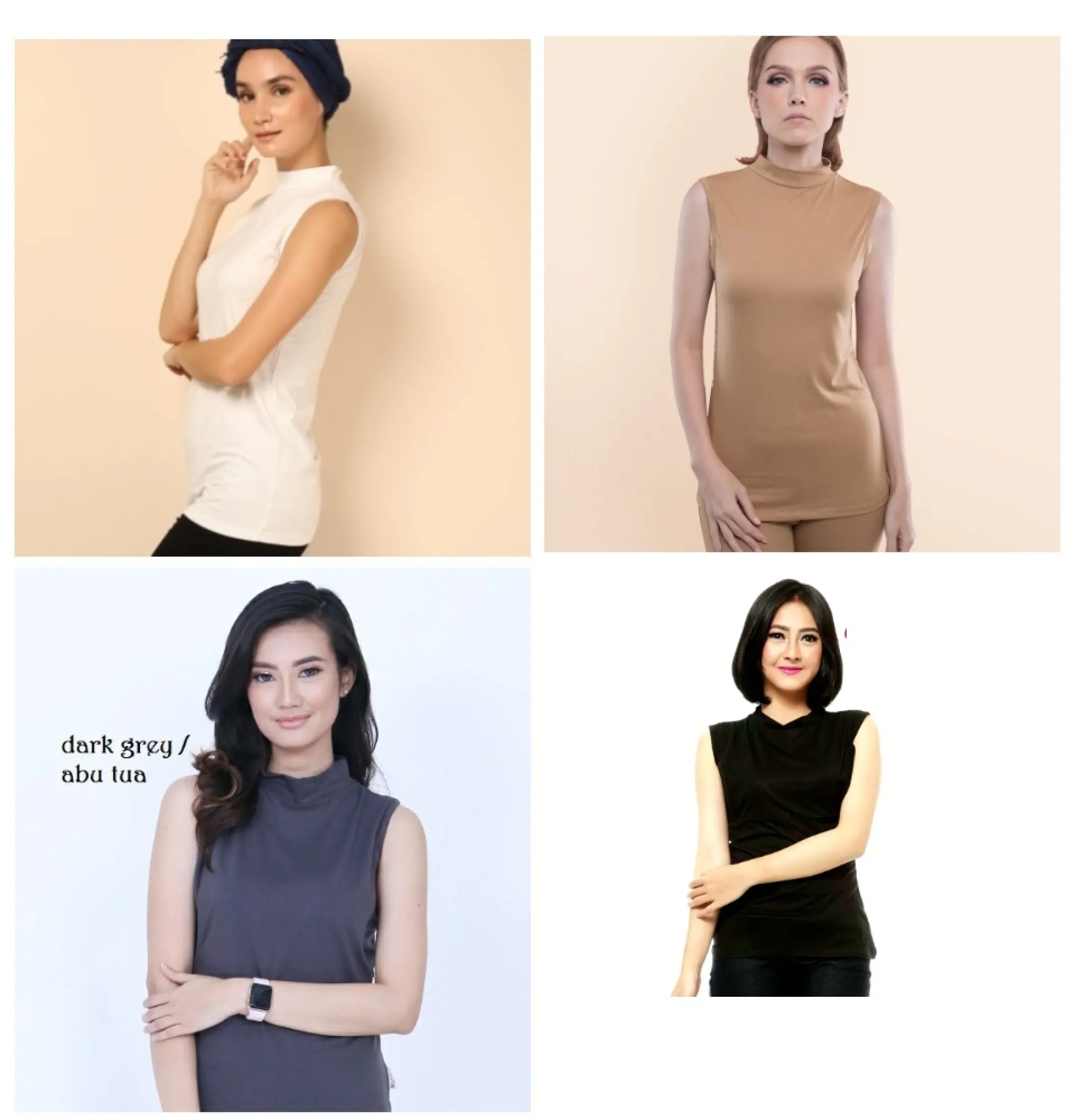 Ds Inner Manset Tangan Buntung Tanpa Lengan Atasan Daleman Kaftan Lazada Indonesia