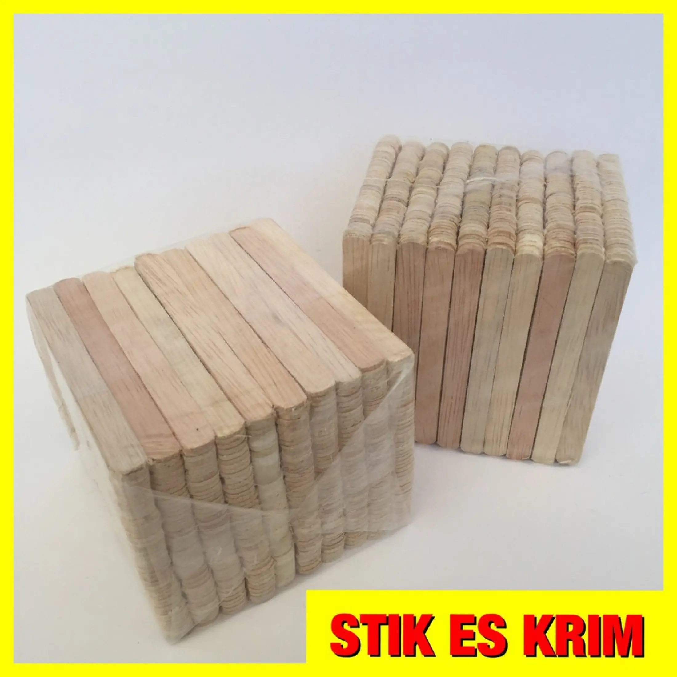 Stick Kayu / Stik Es Krim Polos (Isi 500Pcs) - Harga Stik Es Krim