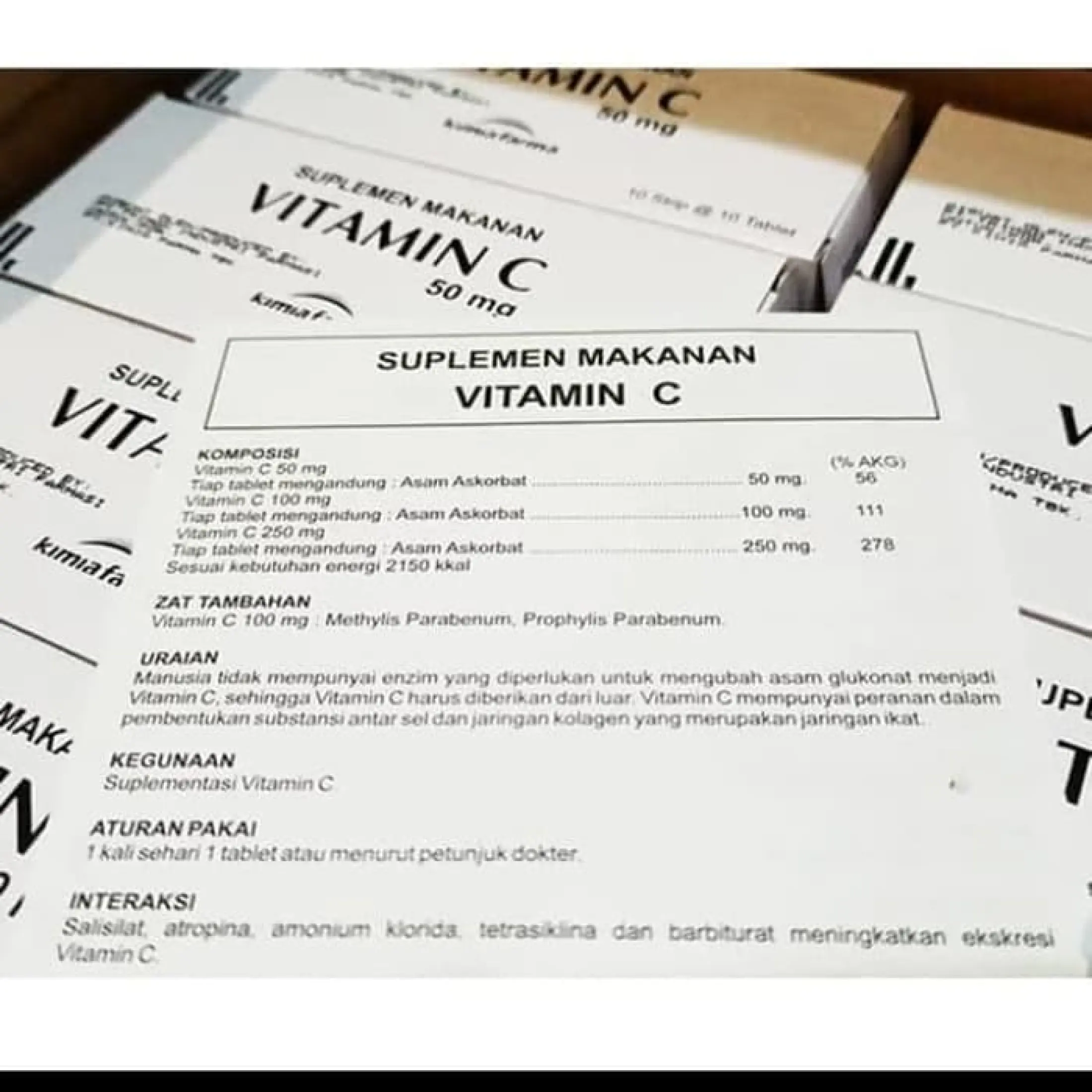 Isi 5 Strip 50 Tablet Vitamin C 50mg Kimia Farma Original Asli Eceran Vitamin C 50mg Vit C 50mg Suplemen Untuk Imun Dan Daya Tahan Tubuh Selama Ramadhan Dan Pendemik Imboost Lazada Indonesia