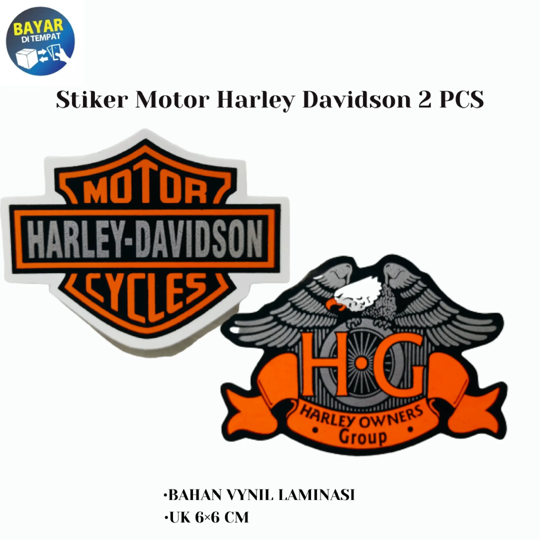Logo Harley Davidson Stiker Motor Harley Davidson Lazada Indonesia