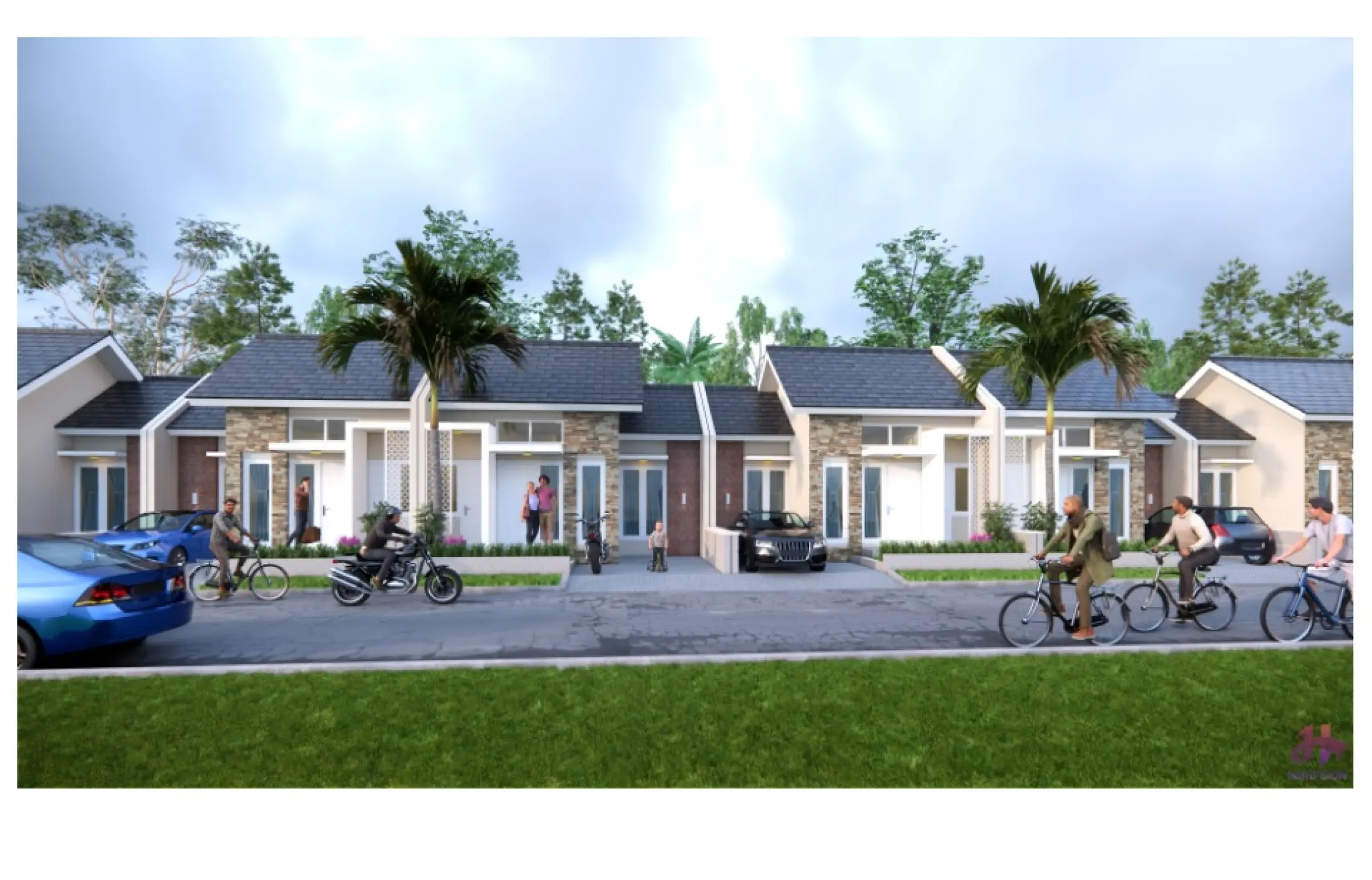 JASA DESAIN RUMAH Desain Rumah Tipe 40 Lazada Indonesia