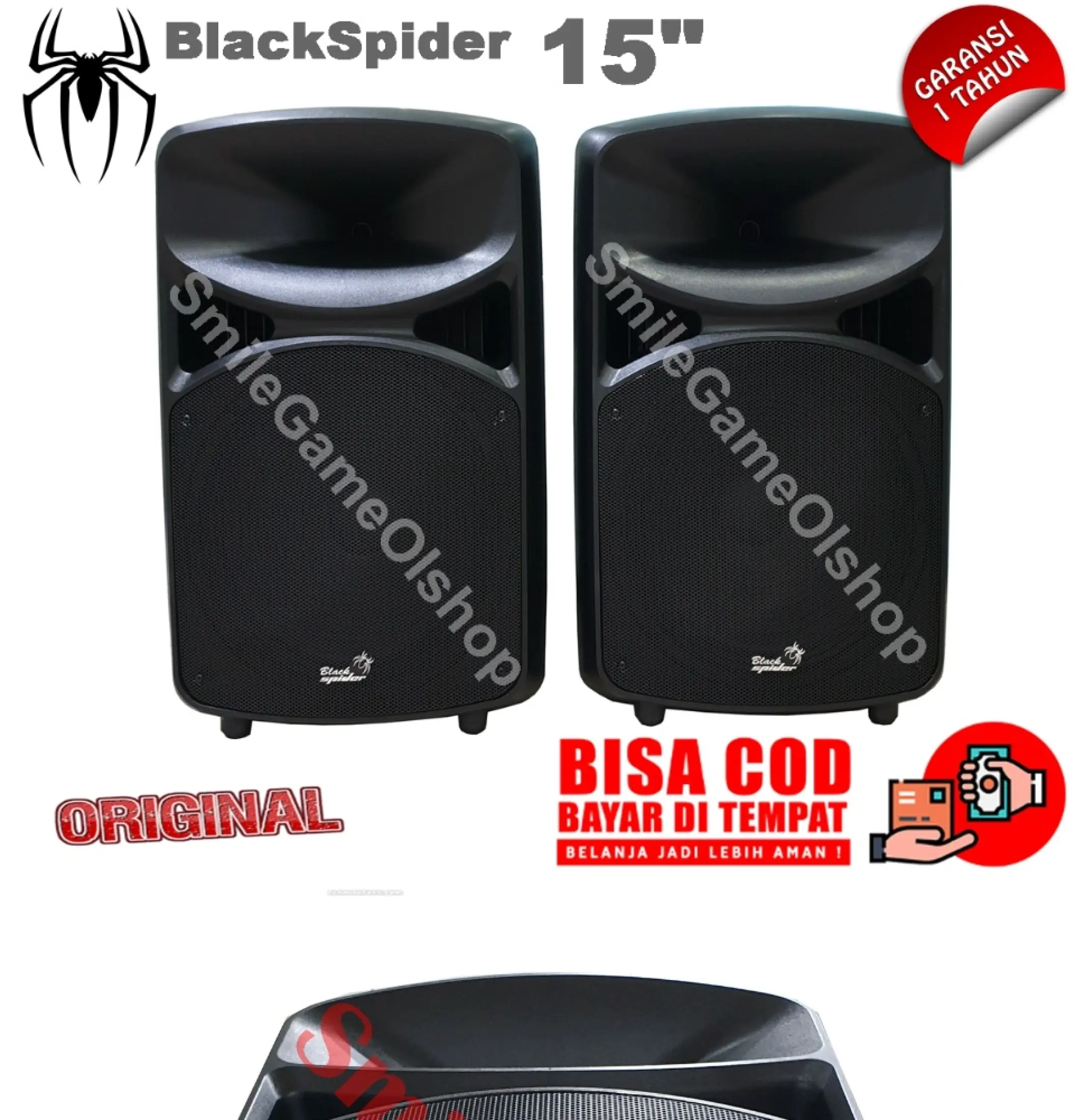 Speaker Pasif Blackspider 3515ps 15 Inch 2pcs 500watt Siap Pakai Lazada Indonesia