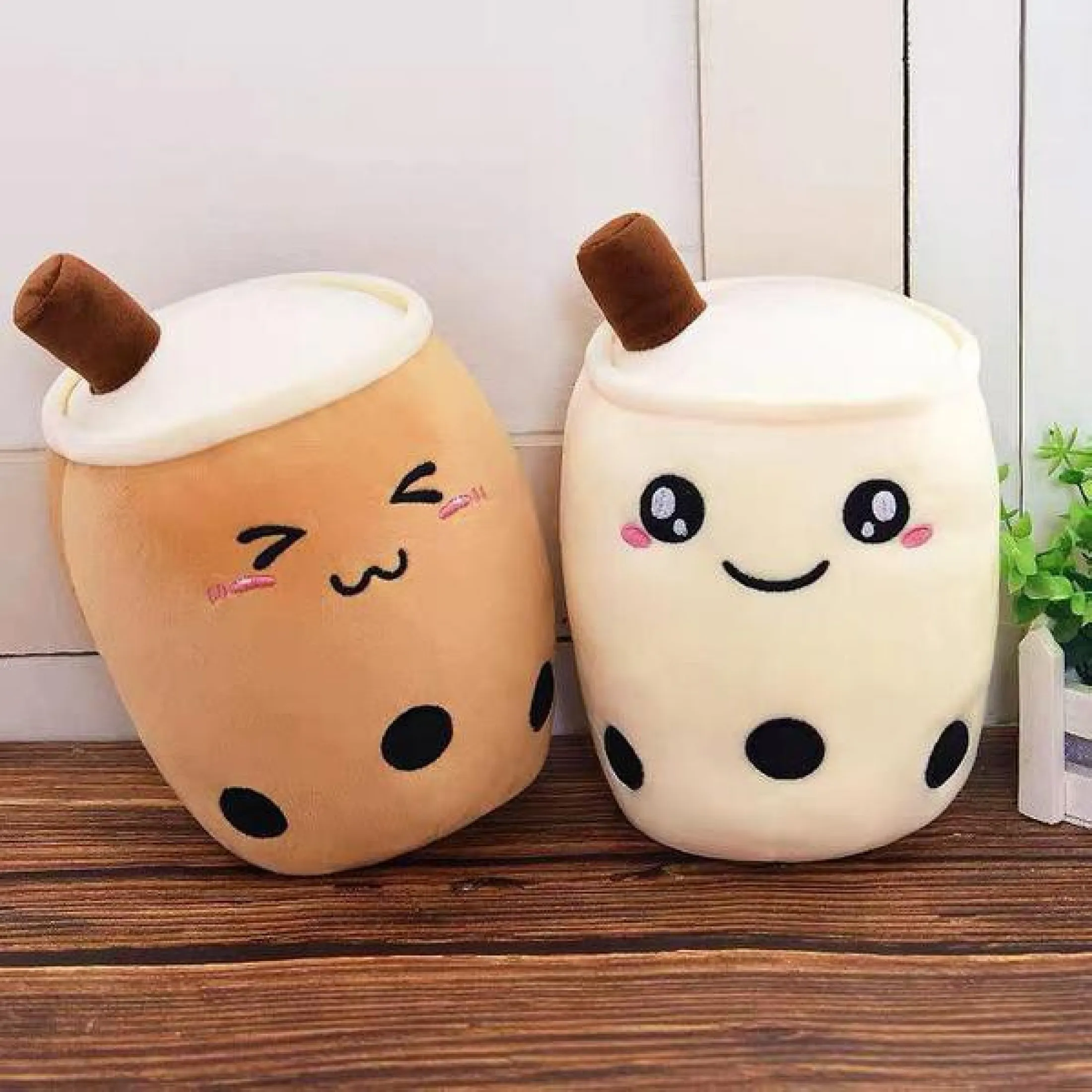 Boneka Boba Bubble Milk Tea Brown Sugar Ukuran 30 Cm Lazada Indonesia