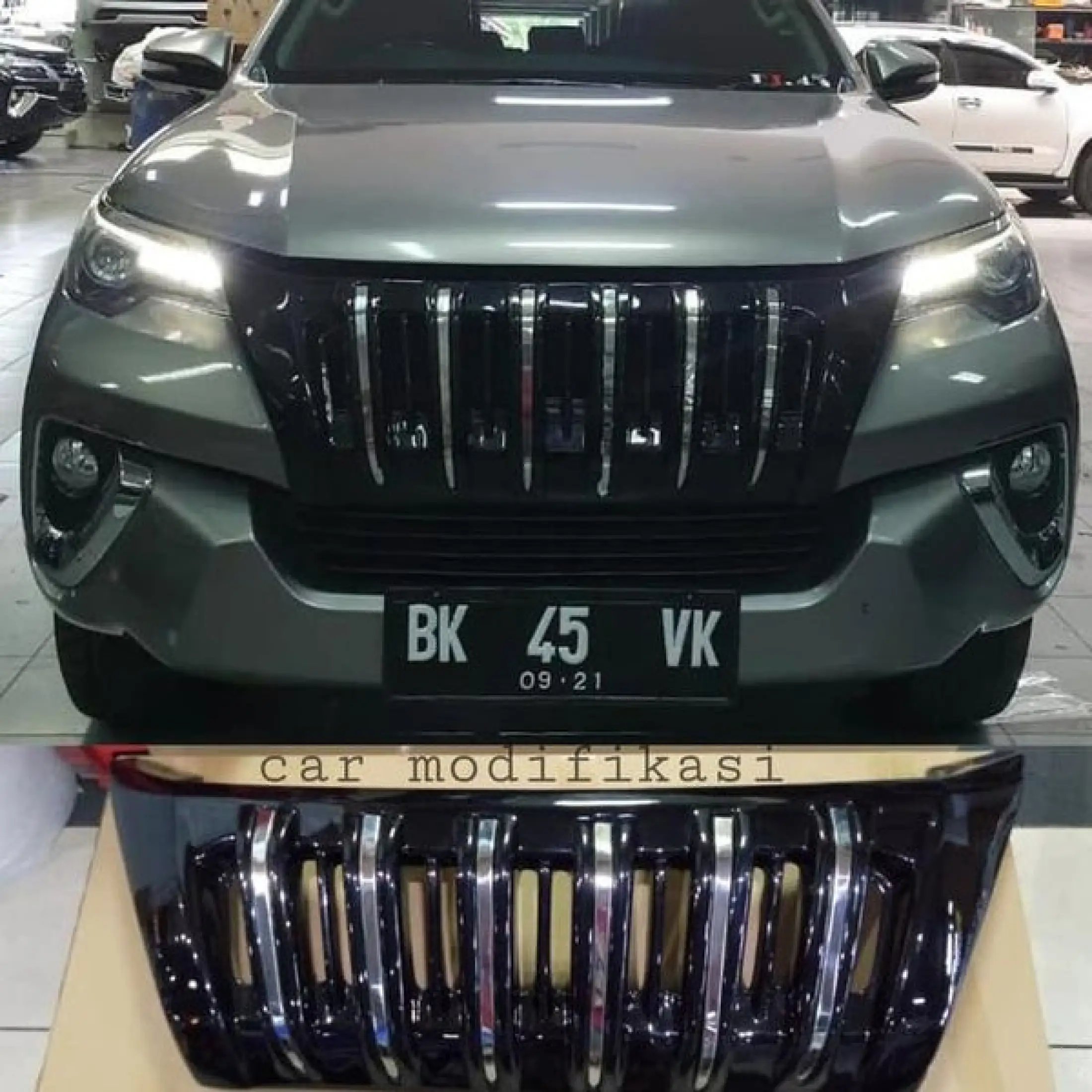 Front Grill Gril Depan Apollo All New Fortuner VRZ Lis Krome Lazada Indonesia