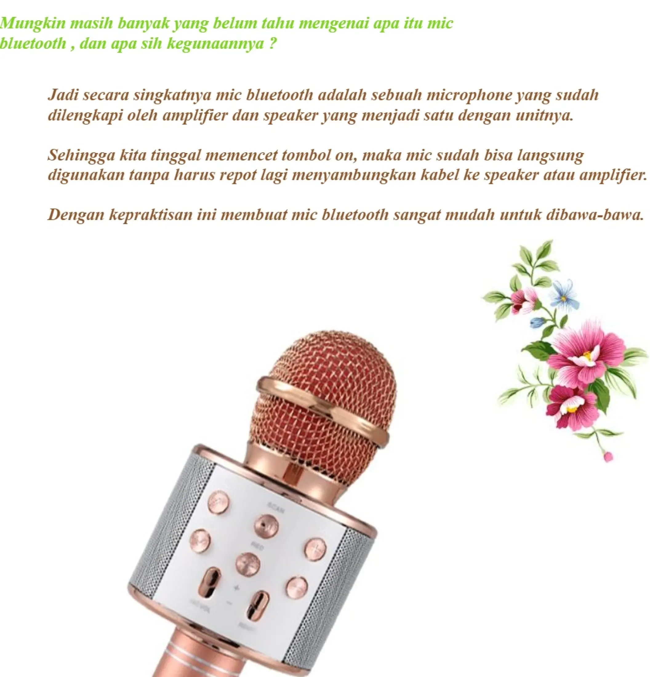 Manjo Mik Untuk Karoke Tanpa Kabel Mic Karaoke Ws 858 Mix Karaoke Bluetooth Ws 858 Microphone Wirelles Ws 858 Murah Random Terpercaya Lazada Indonesia